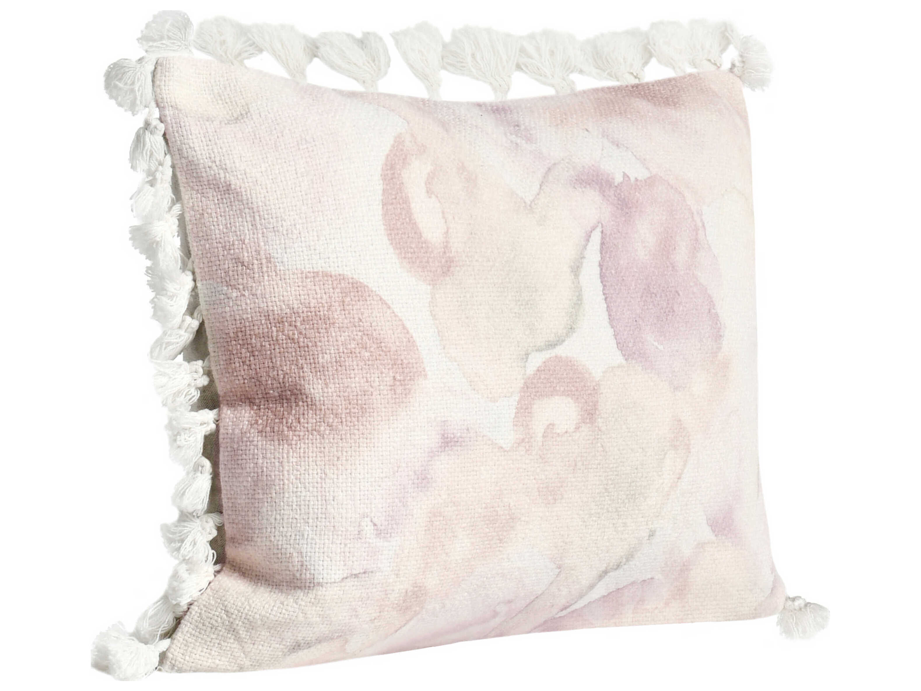 Villa by Classic Home Lily Pink Throw Pillow