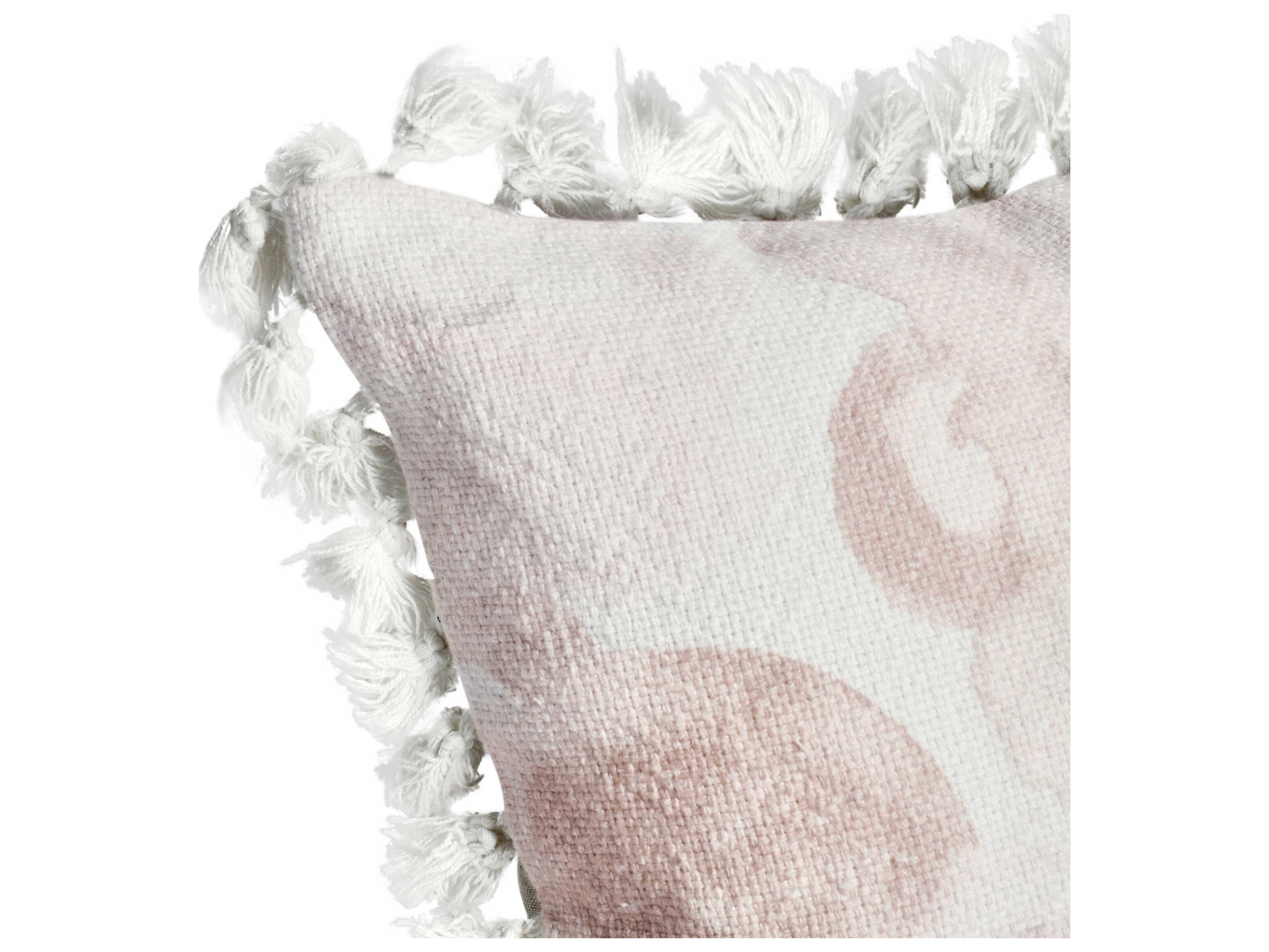 Villa by Classic Home Lily Pink Throw Pillow