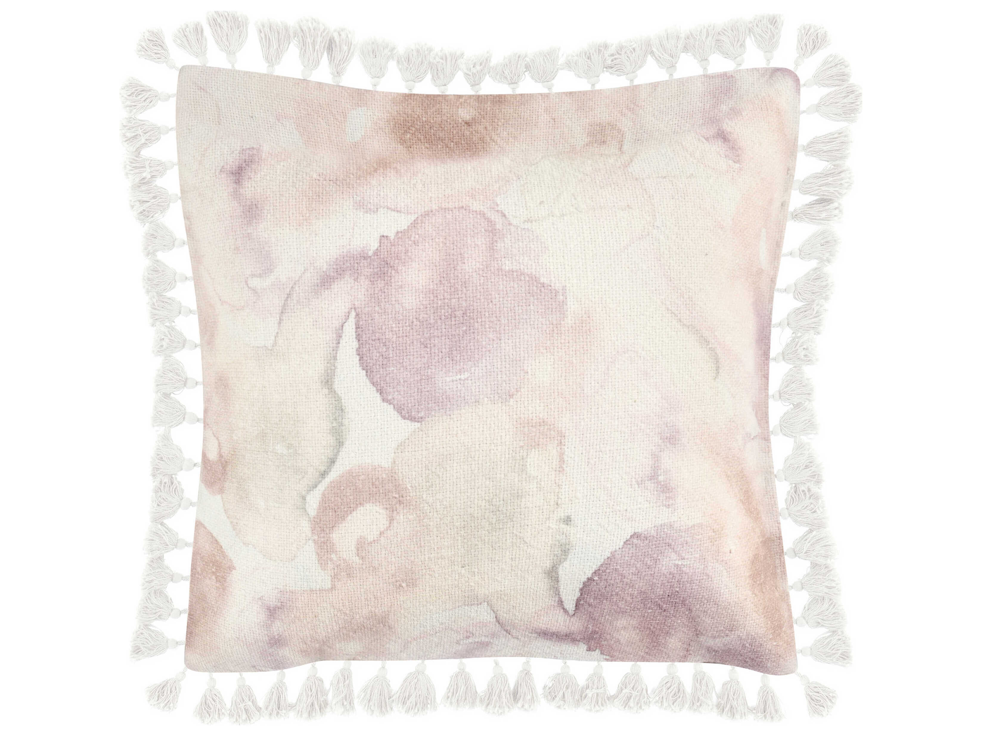 Villa by Classic Home Lily Pink Throw Pillow