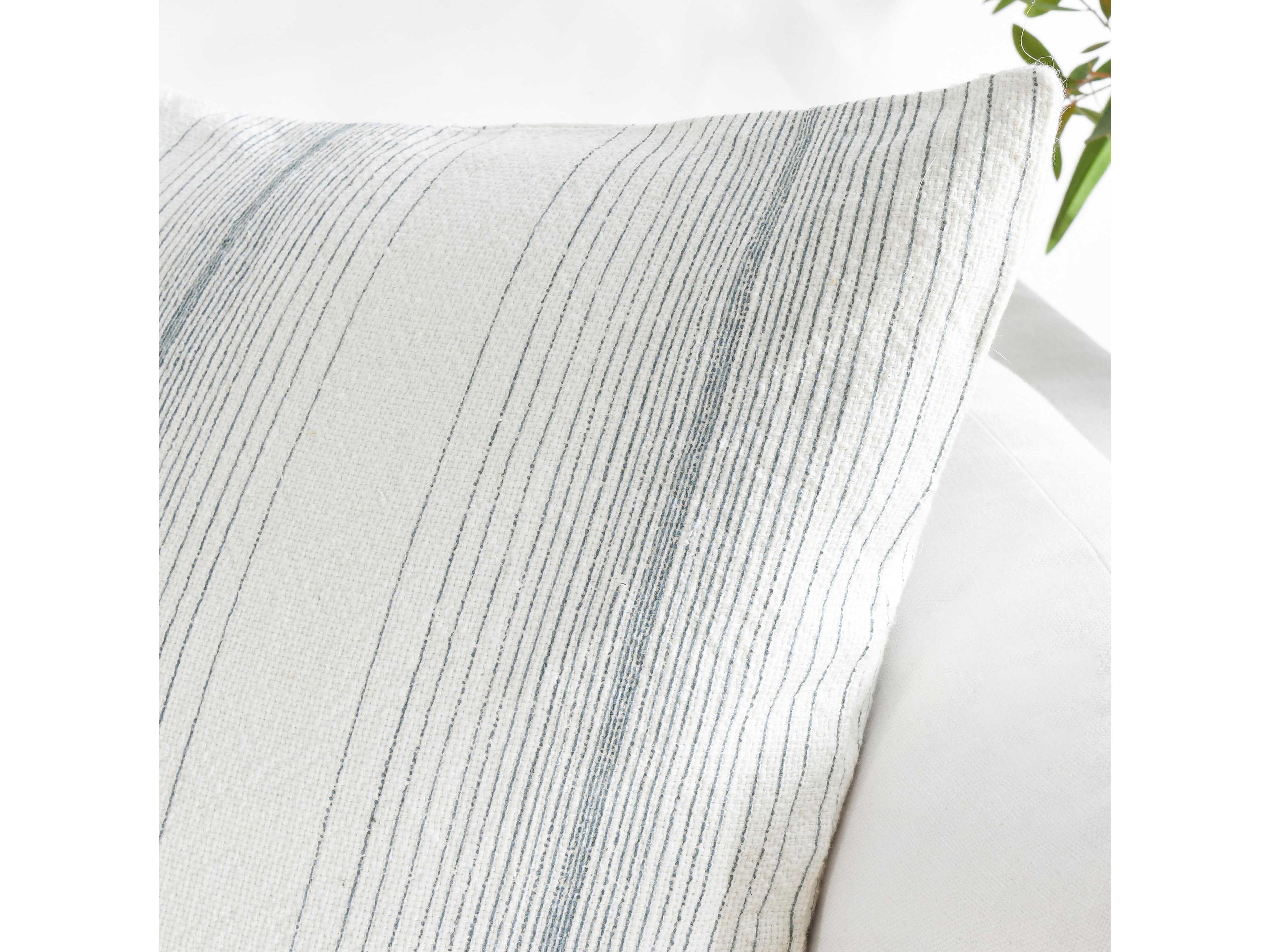 Villa by Classic Home Theta Capri Blue Throw Pillow