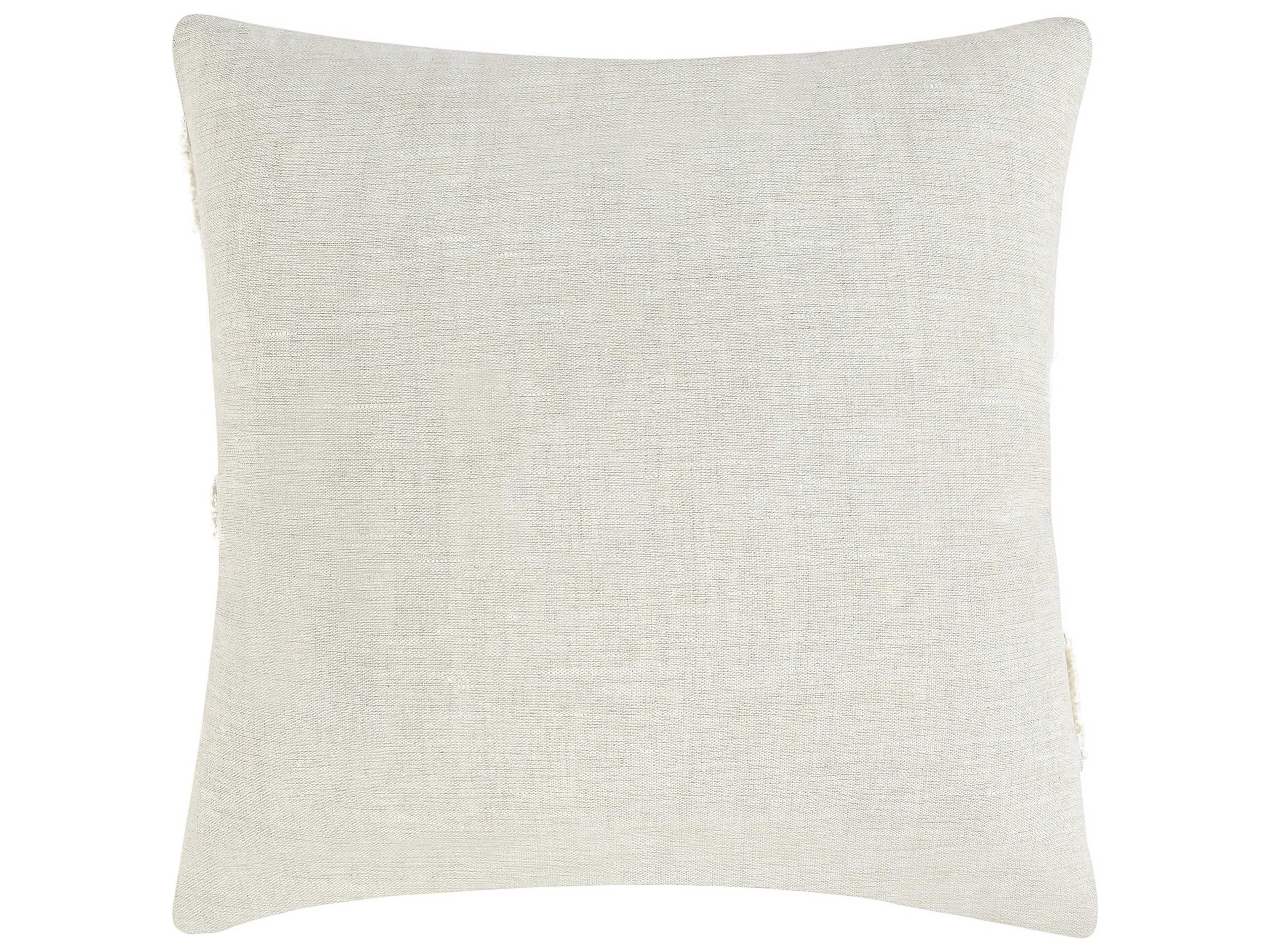 Villa by Classic Home Passage Ivory Throw Pillow