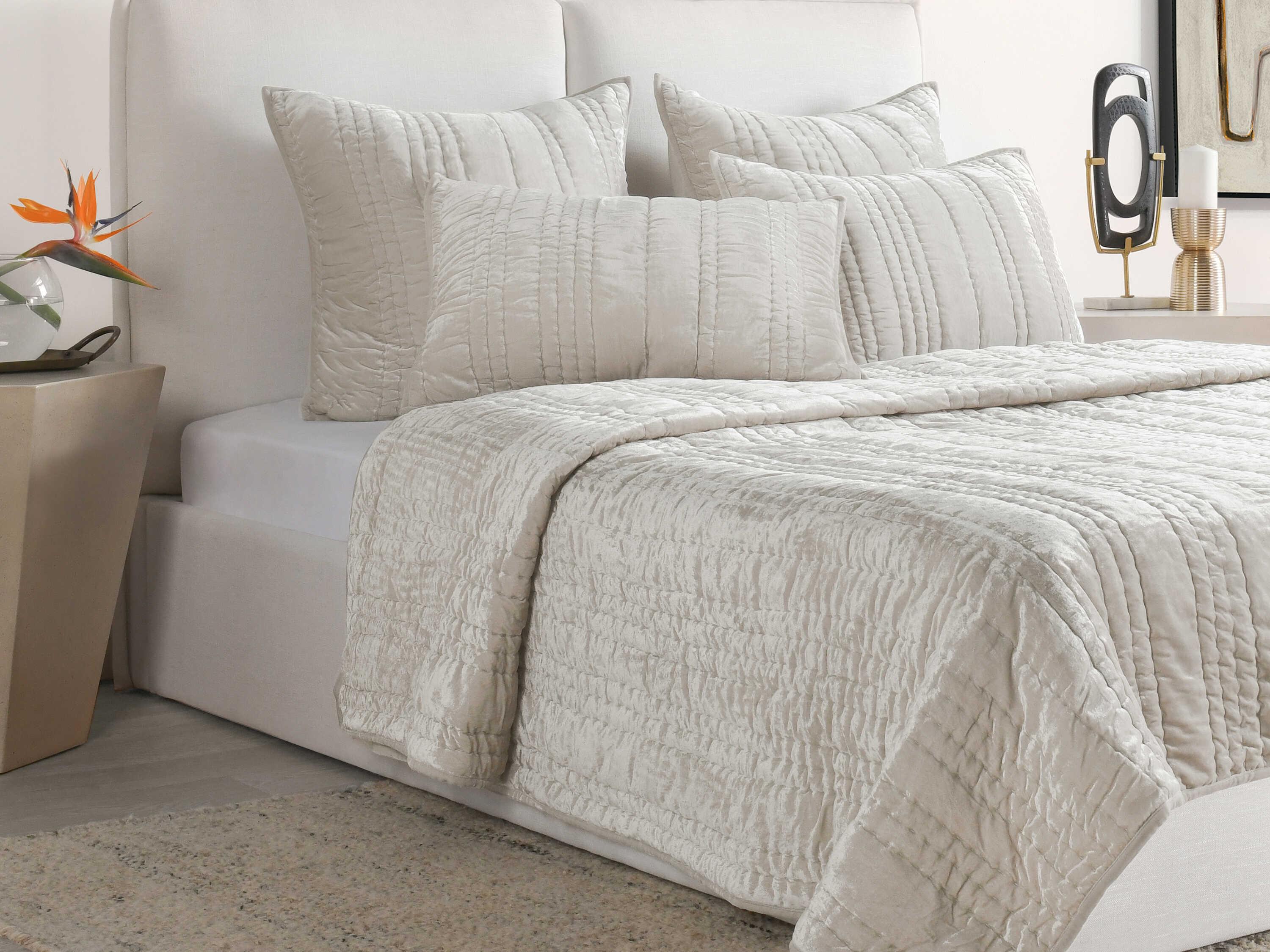 Villa by Classic Home Seville Oyster Gray King Sham