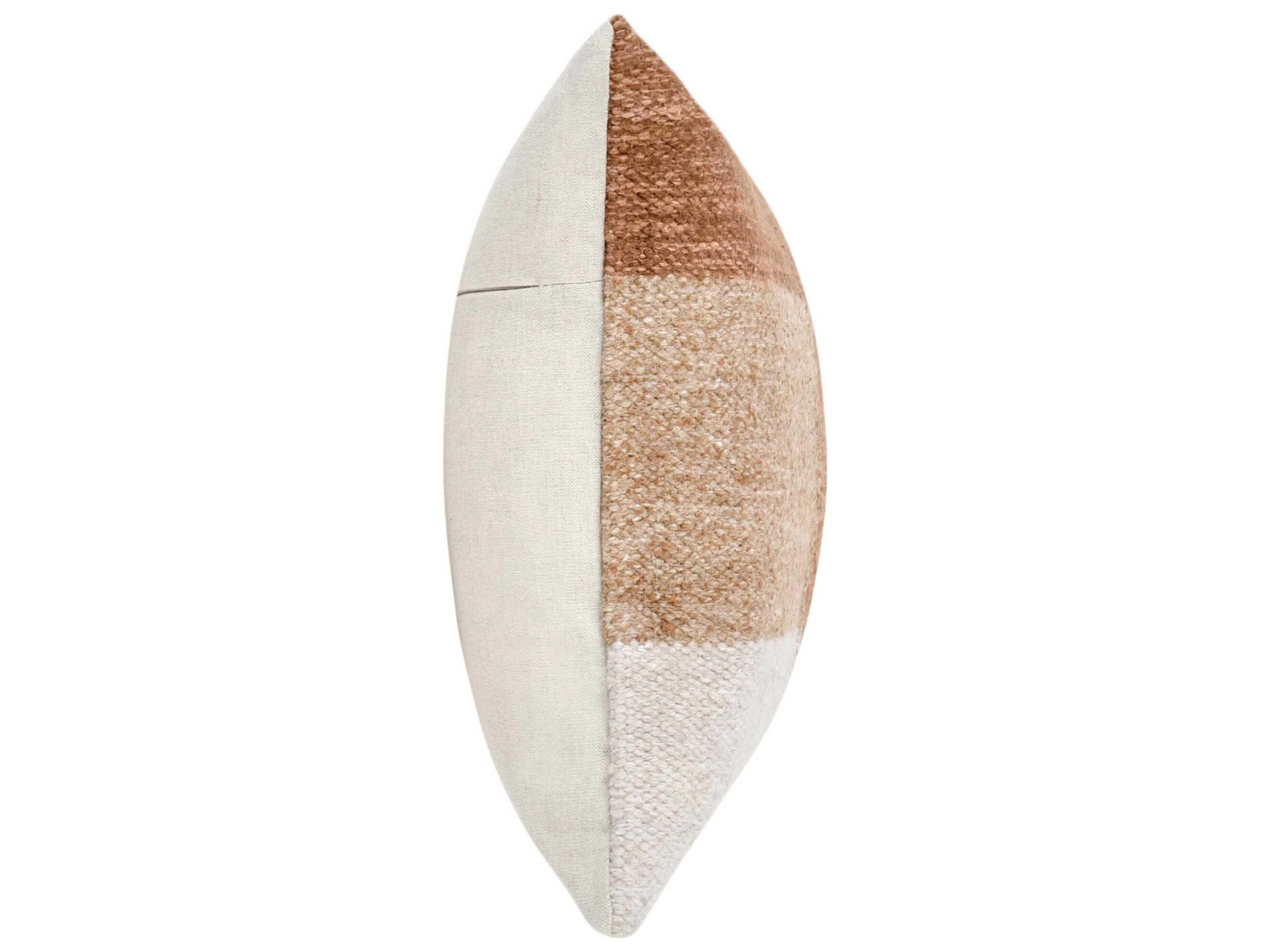 Villa by Classic Home Kass Terracotta Throw Pillow