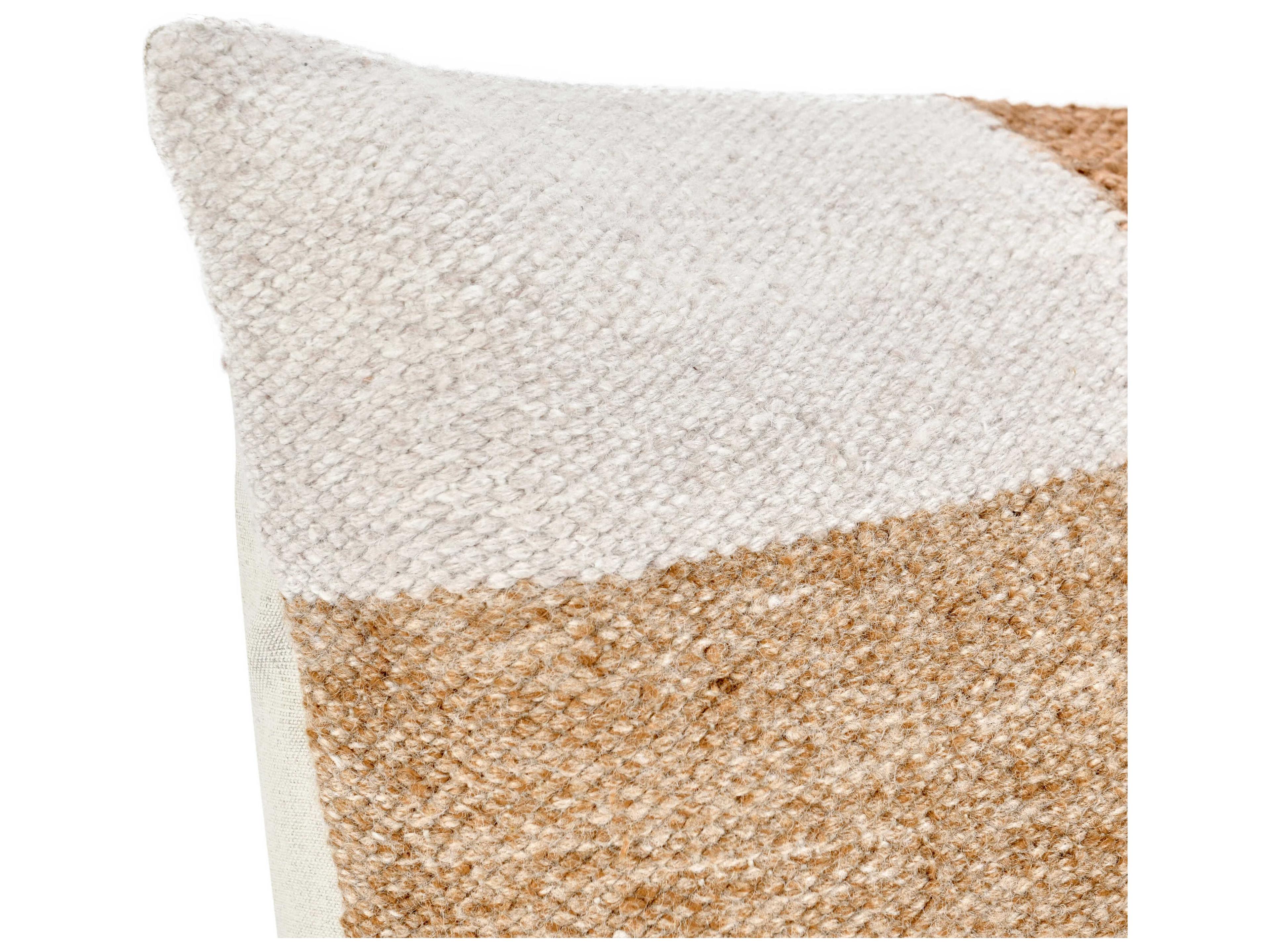 Villa by Classic Home Kass Terracotta Throw Pillow