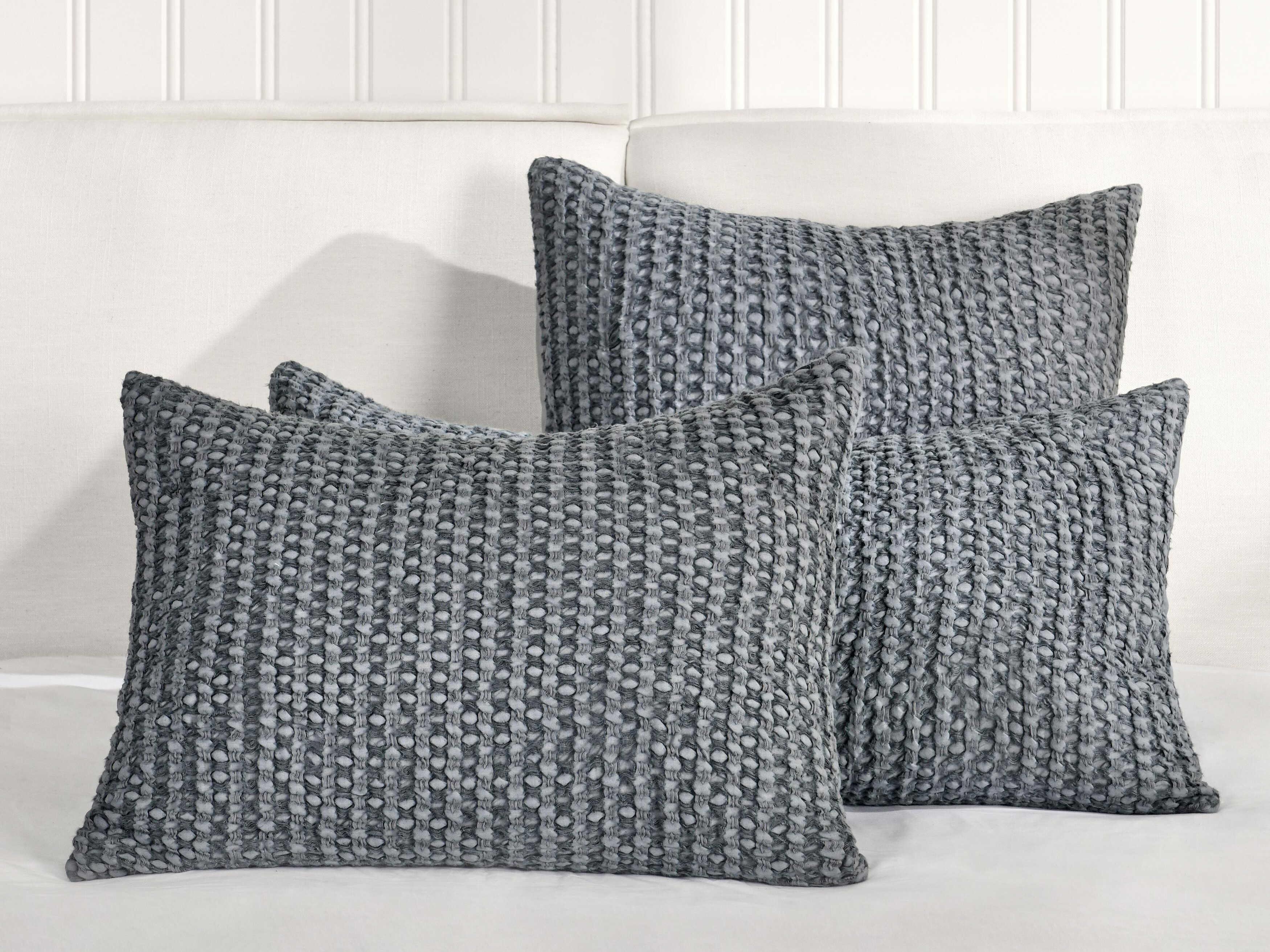 Villa by Classic Home Colmar Marina Blue Standard Sham