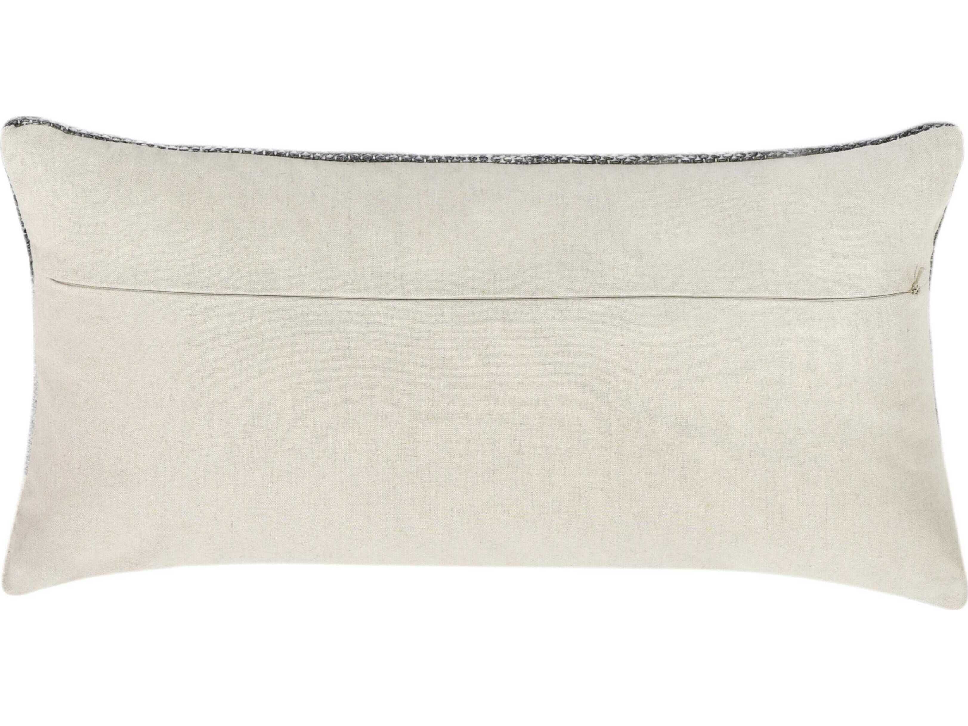 Villa by Classic Home Kass Ivory Throw Pillow