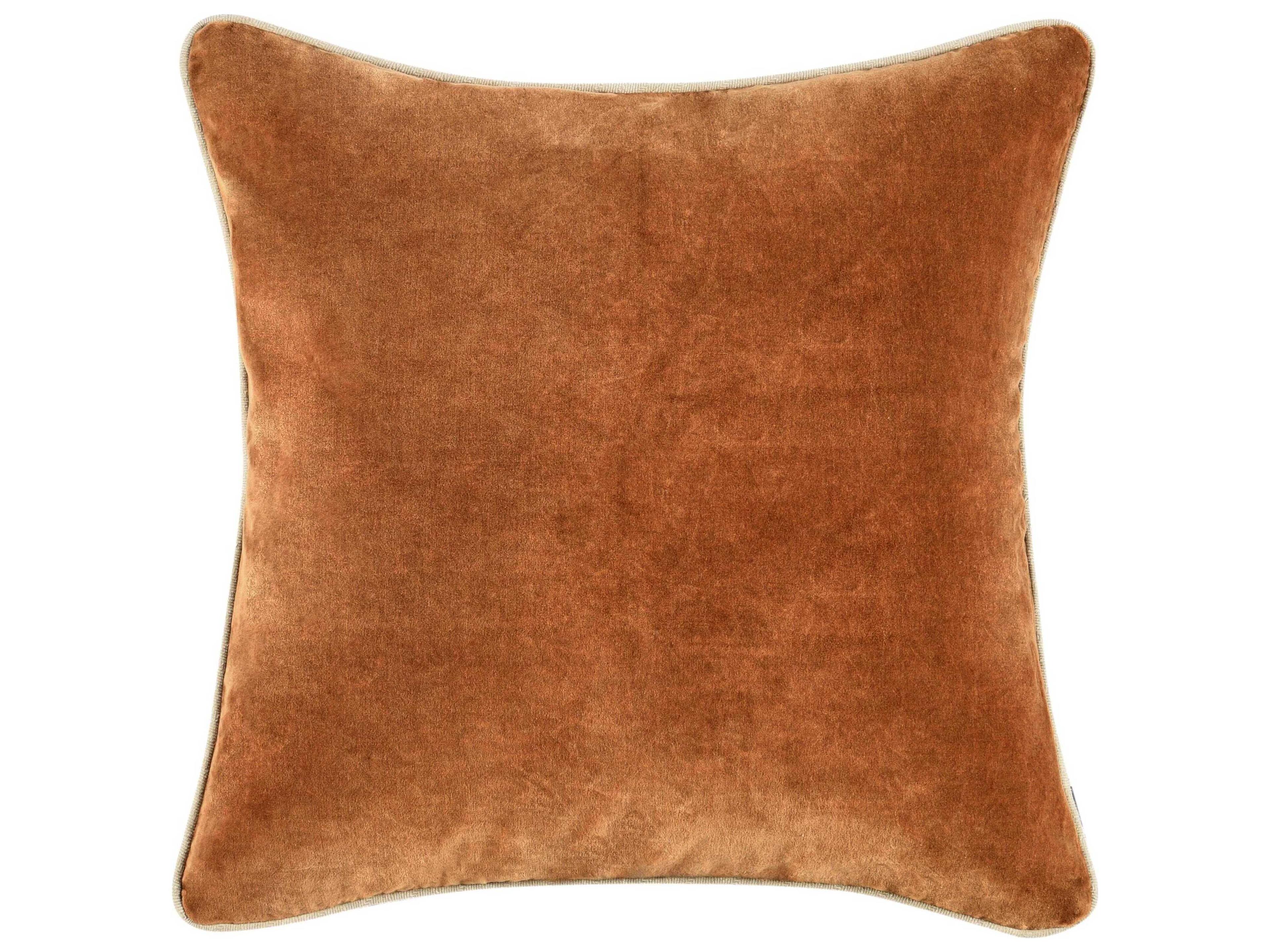 Villa by Classic Home Harriet Hazel Brown Throw Pillow