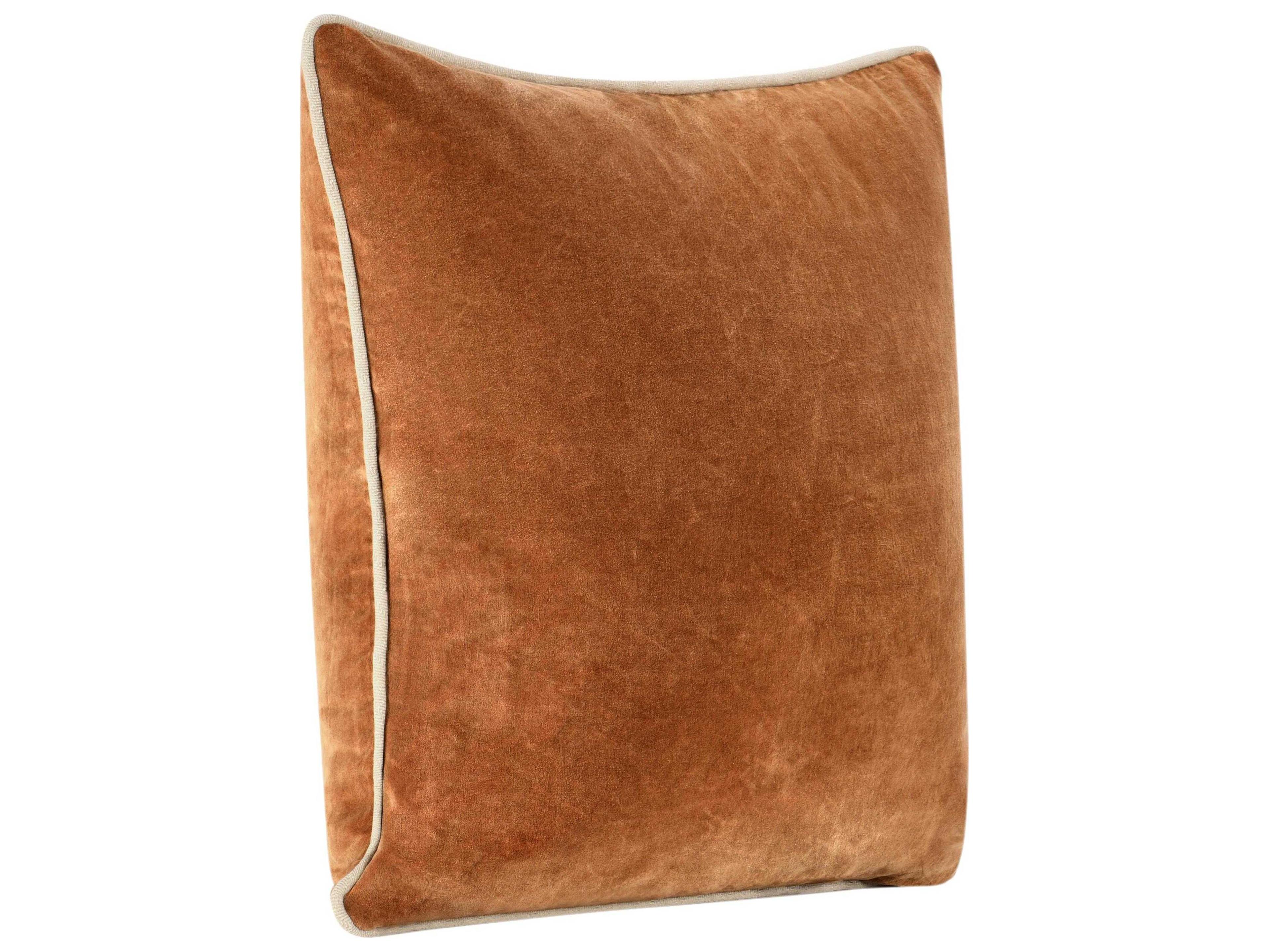 Villa by Classic Home Harriet Hazel Brown Throw Pillow