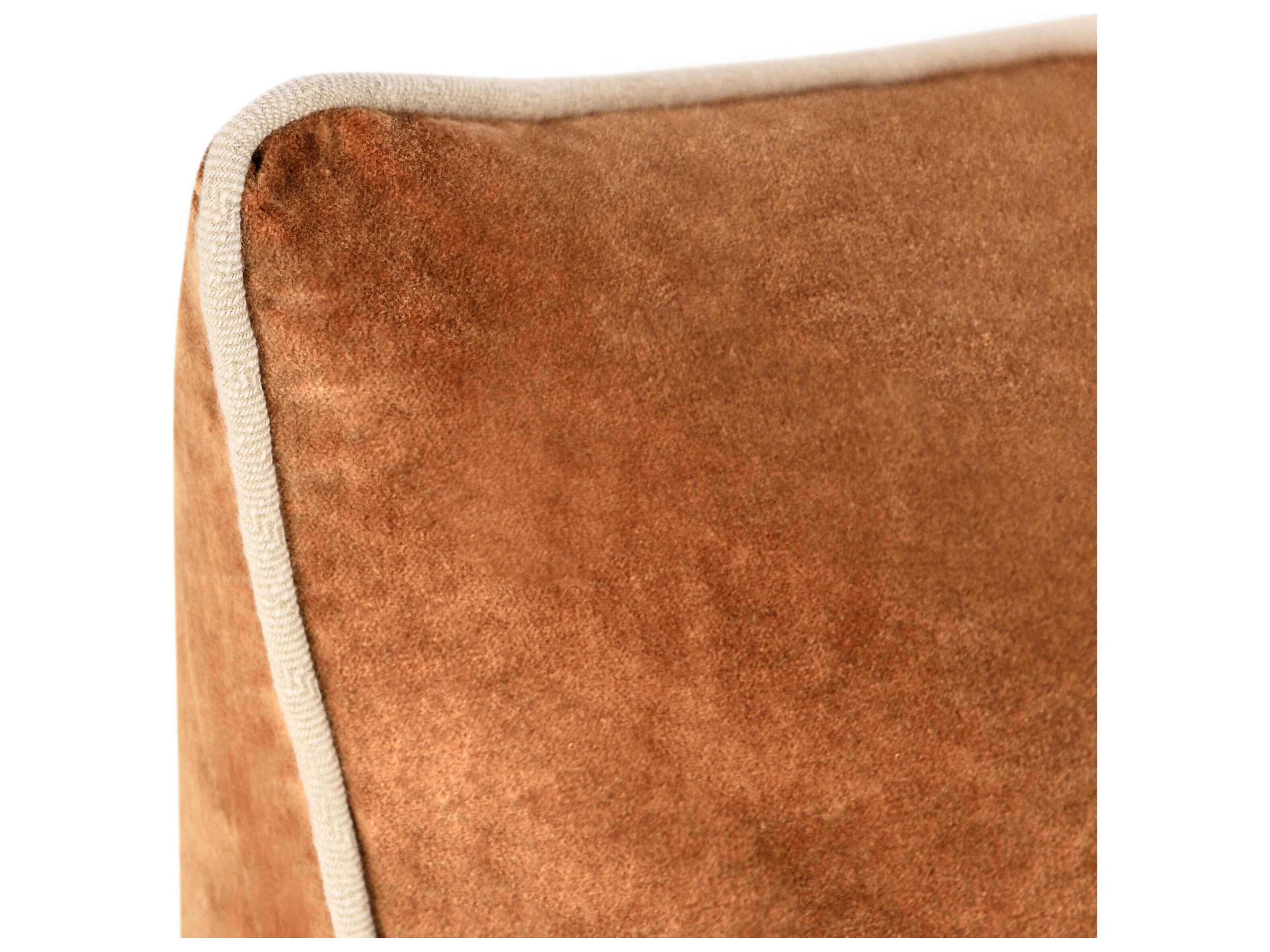 Villa by Classic Home Harriet Hazel Brown Throw Pillow