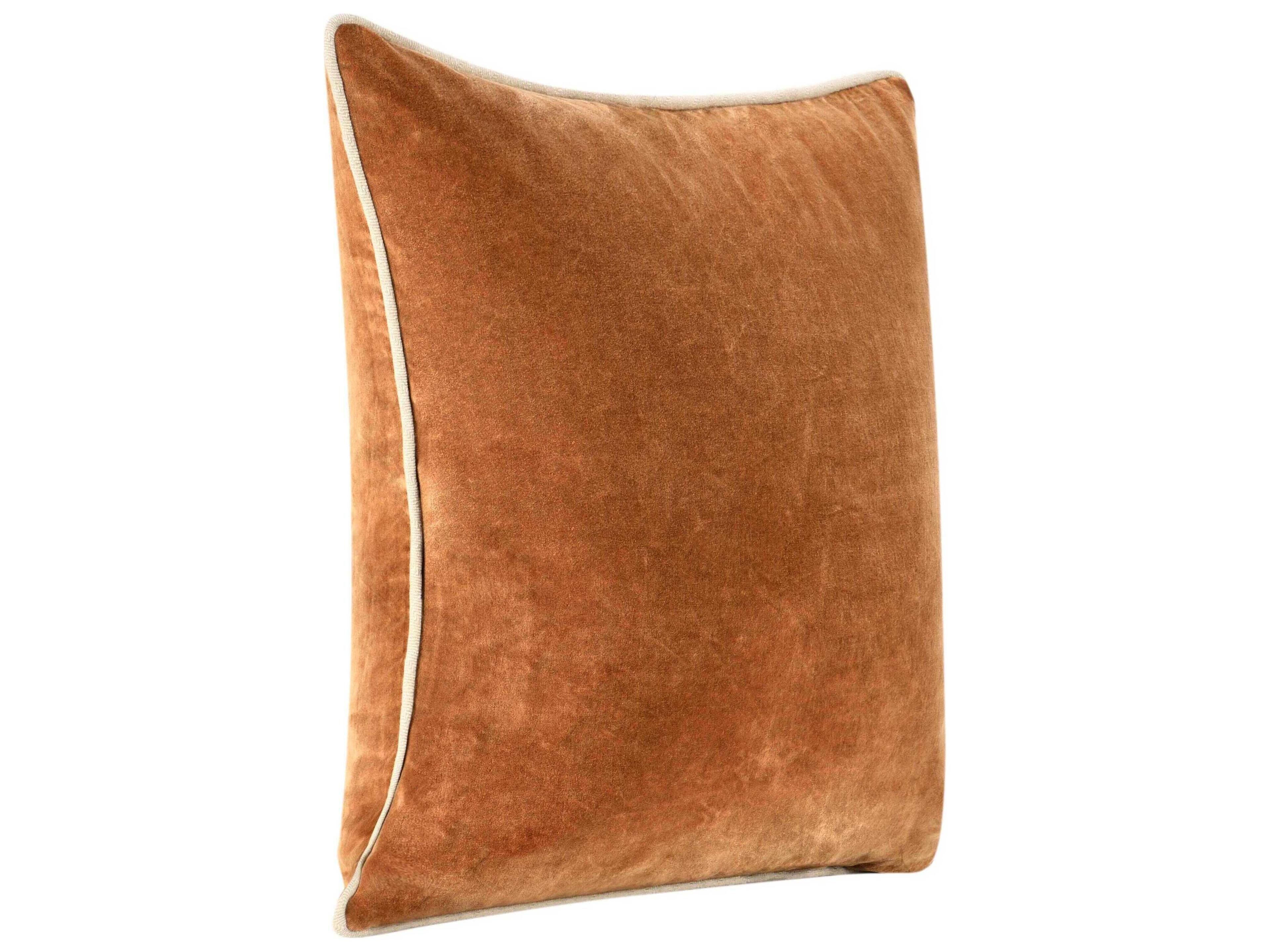 Villa by Classic Home Harriet Hazel Brown Throw Pillow