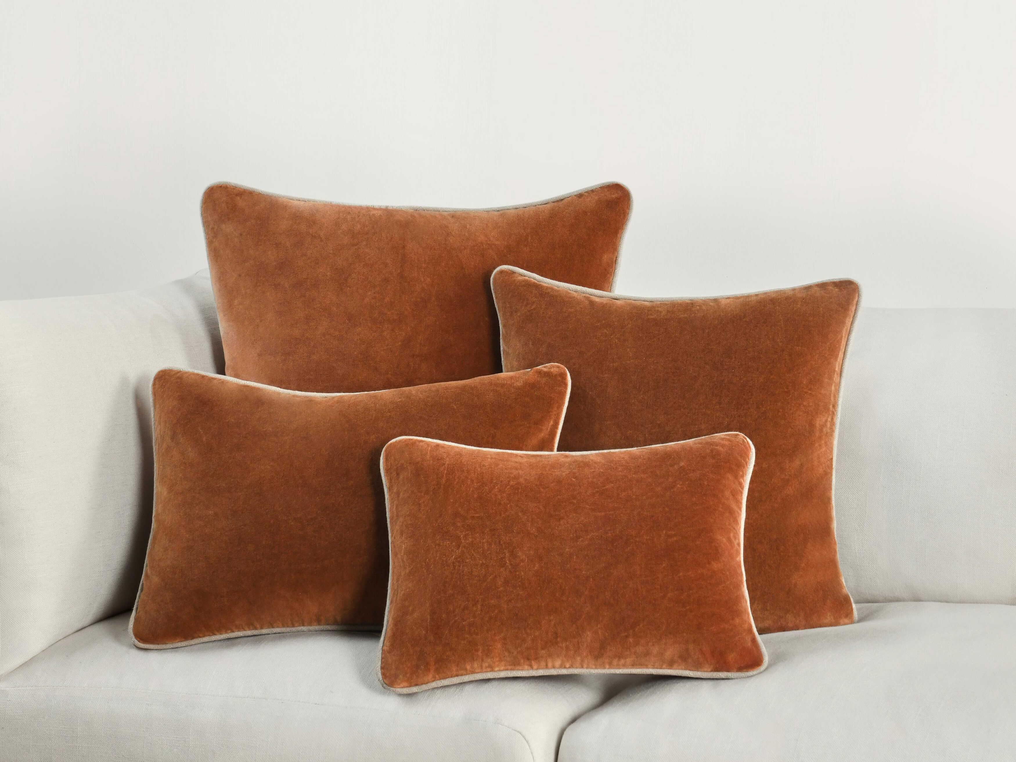 Villa by Classic Home Harriet Hazel Brown Throw Pillow