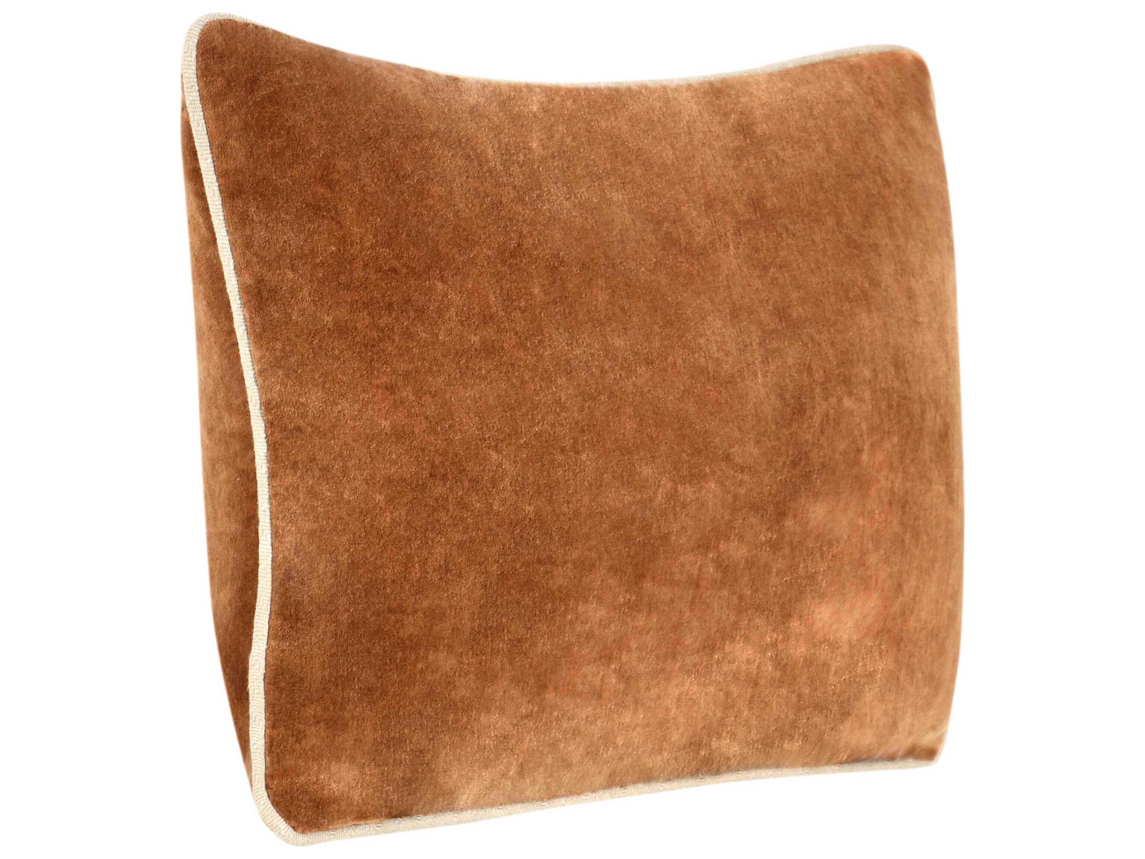 Villa by Classic Home Harriet Hazel Brown Throw Pillow