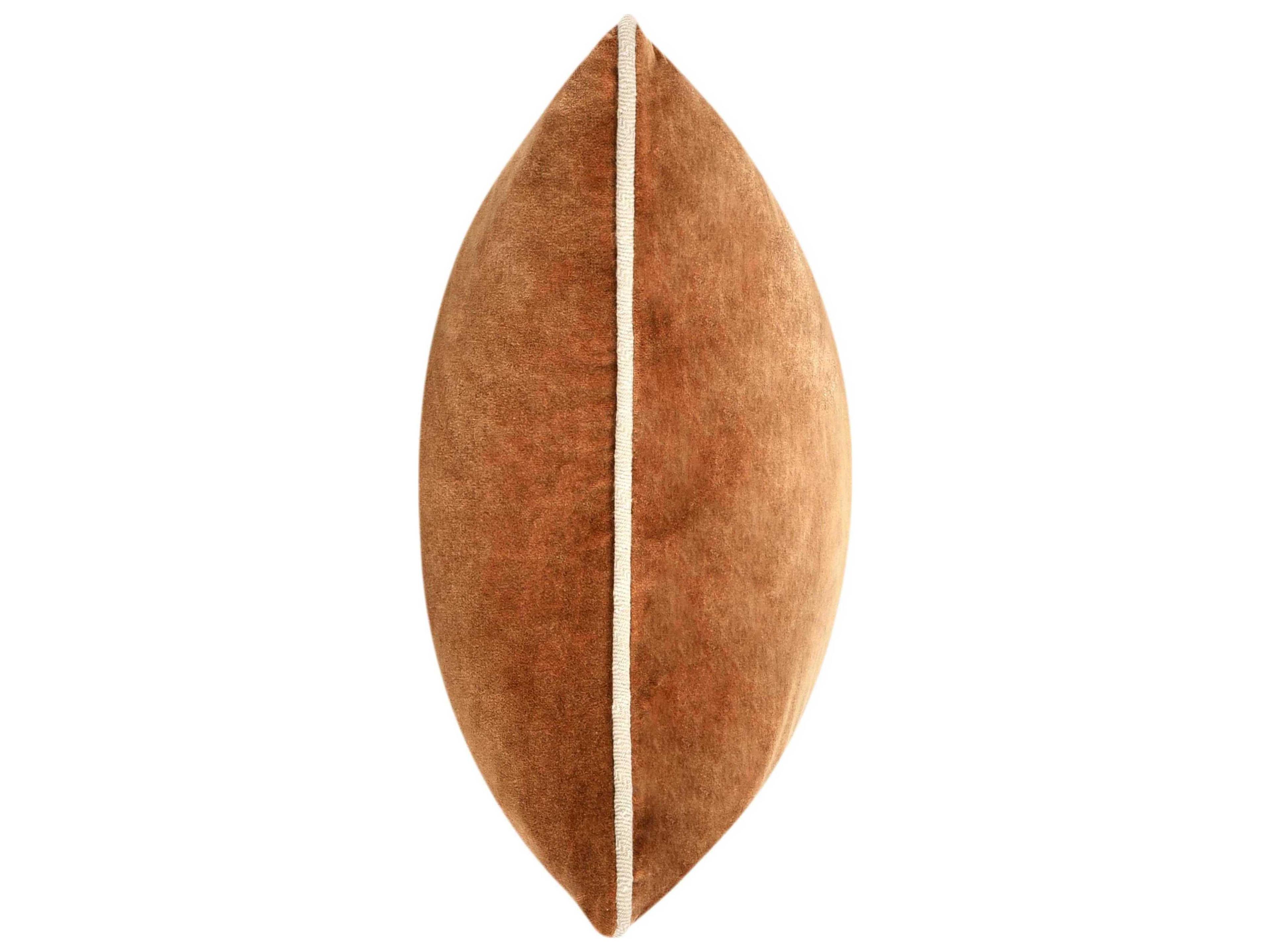 Villa by Classic Home Harriet Hazel Brown Throw Pillow