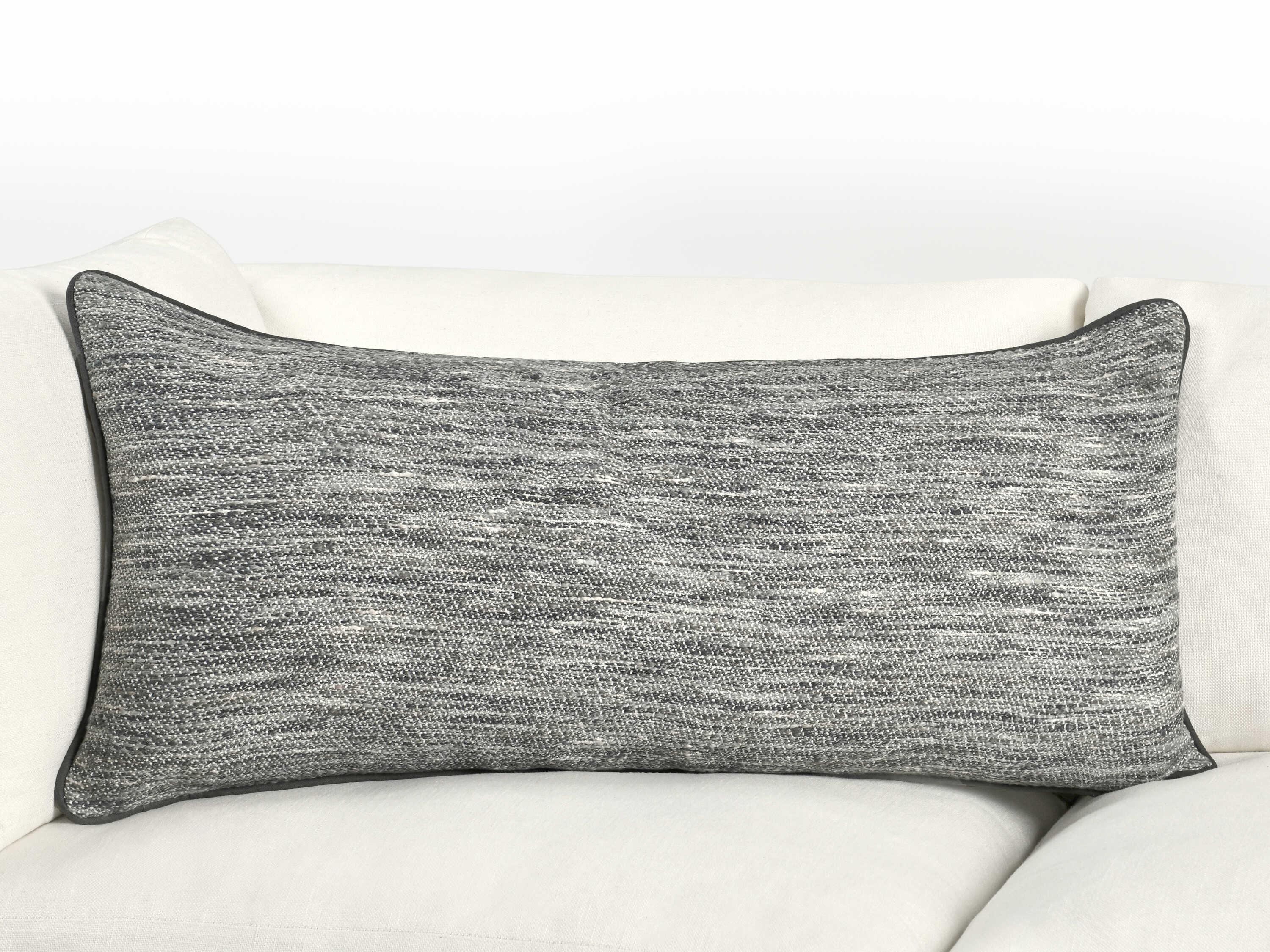 Villa by Classic Home Sharma Gray Throw Pillow