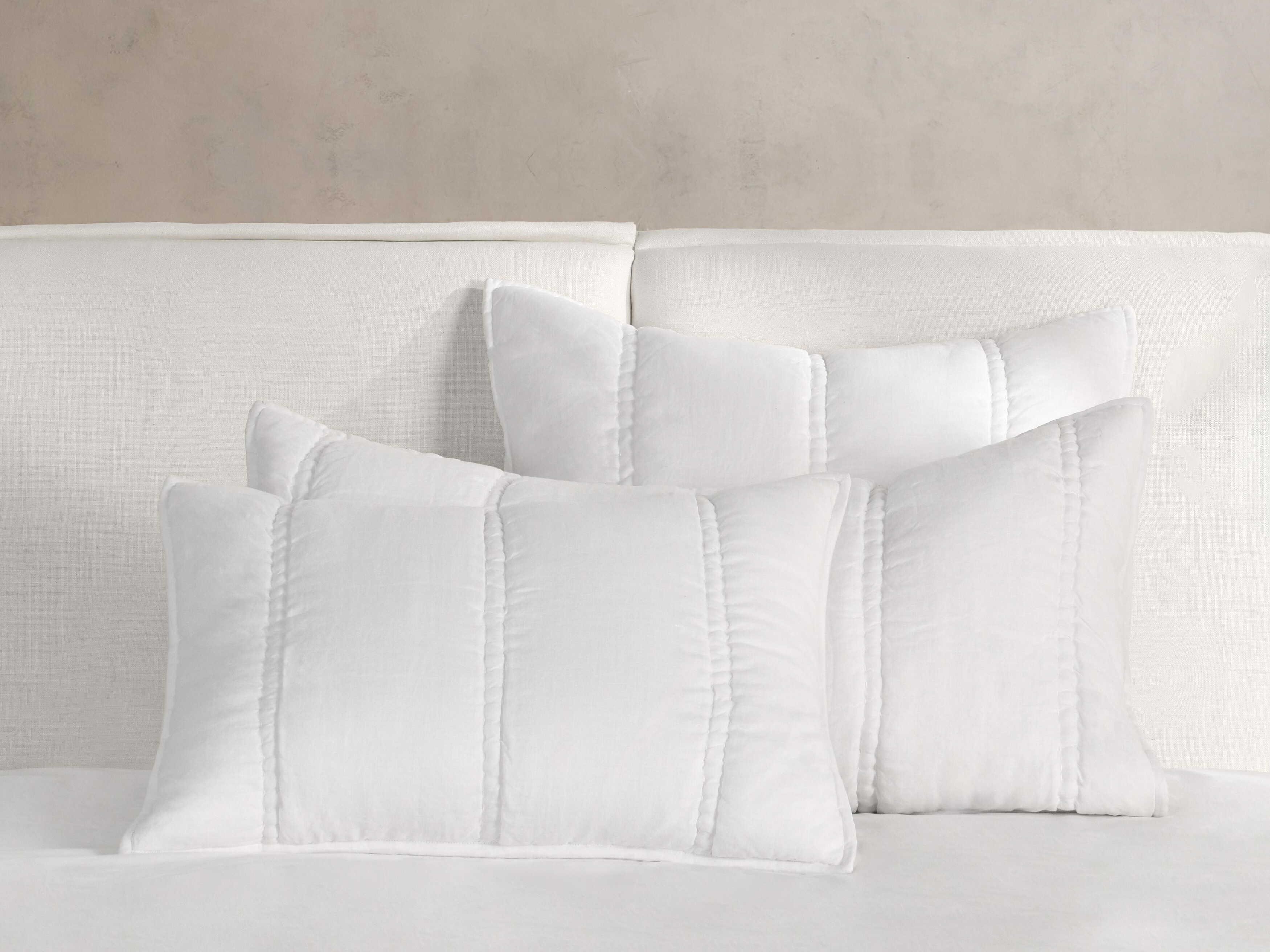 Villa by Classic Home Rowen White Standard Sham