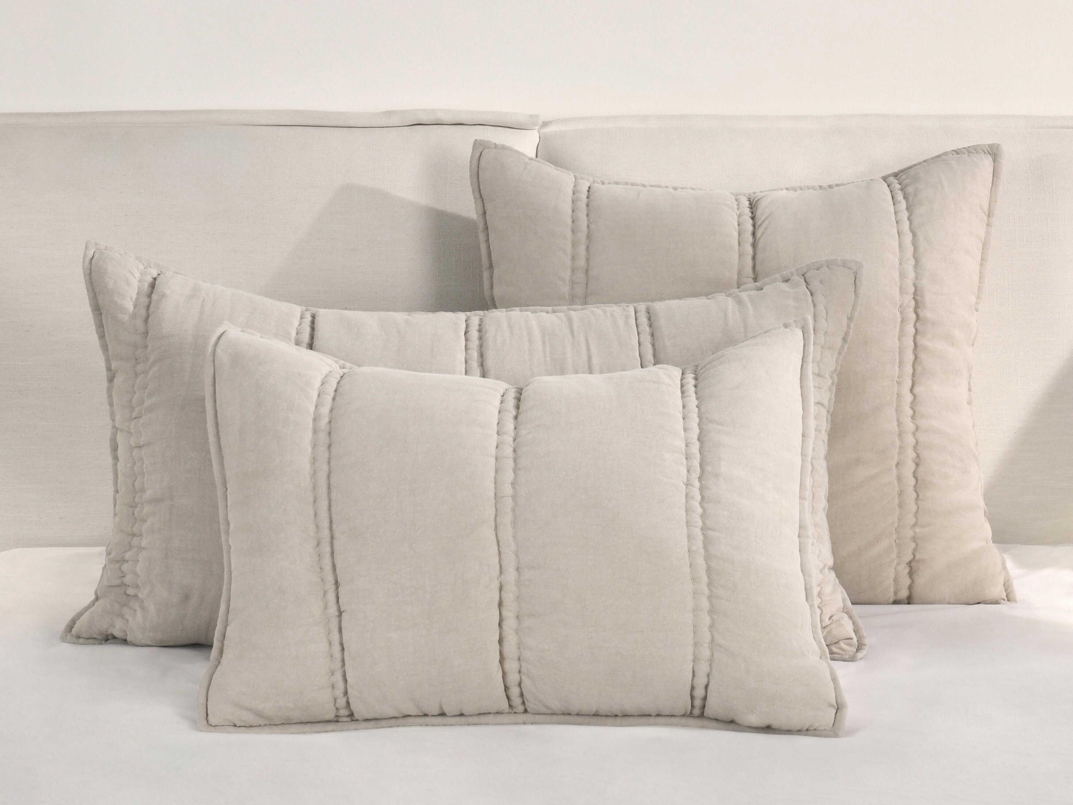 Villa by Classic Home Rowen Beige Euro Sham