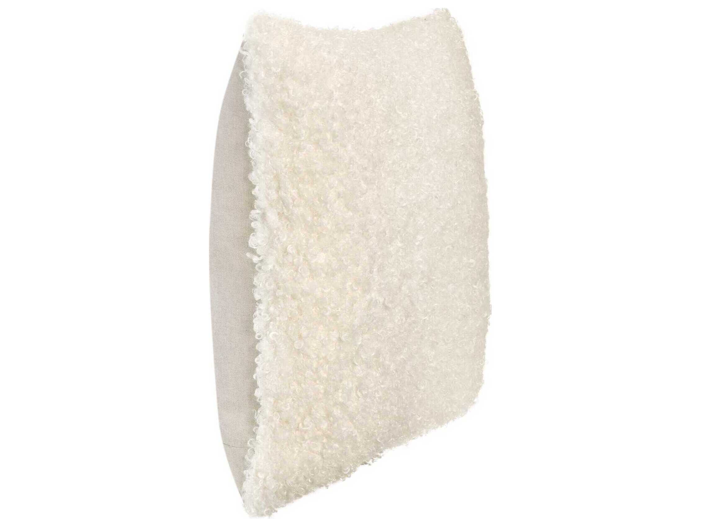 Villa by Classic Home Carters Ivory Throw Pillow