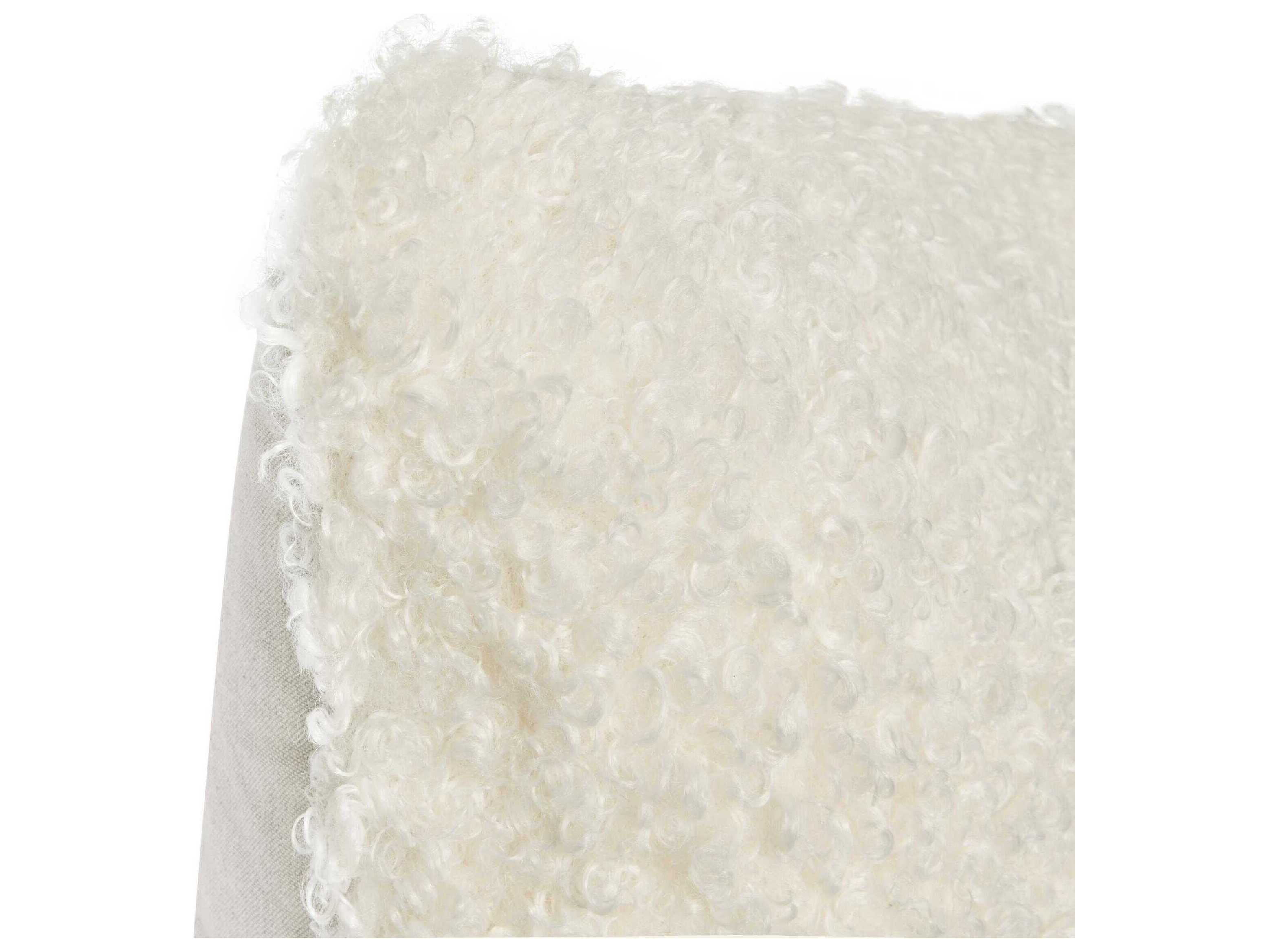 Villa by Classic Home Carters Ivory Throw Pillow