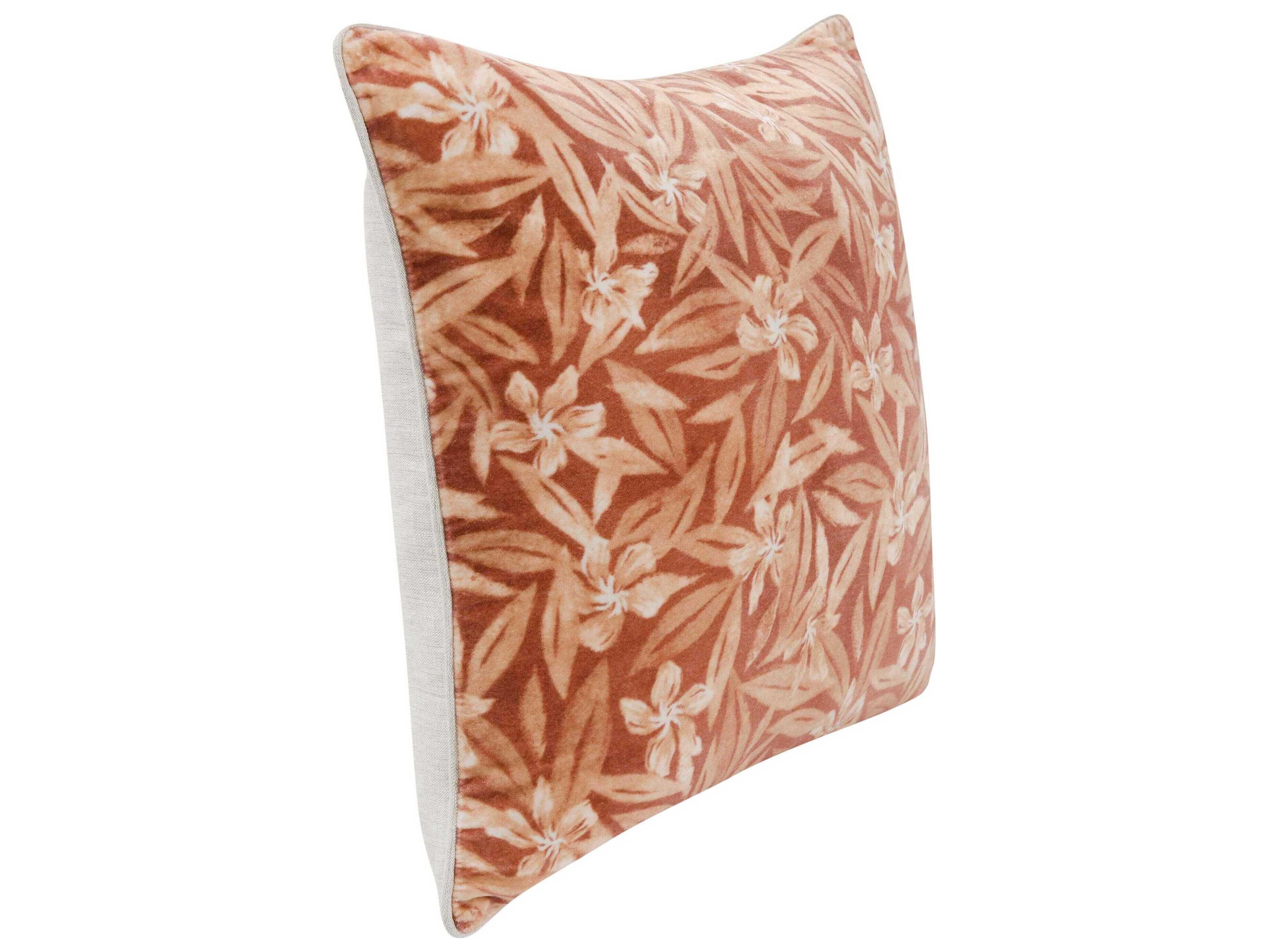 Villa by Classic Home Lamia Clay Throw Pillow