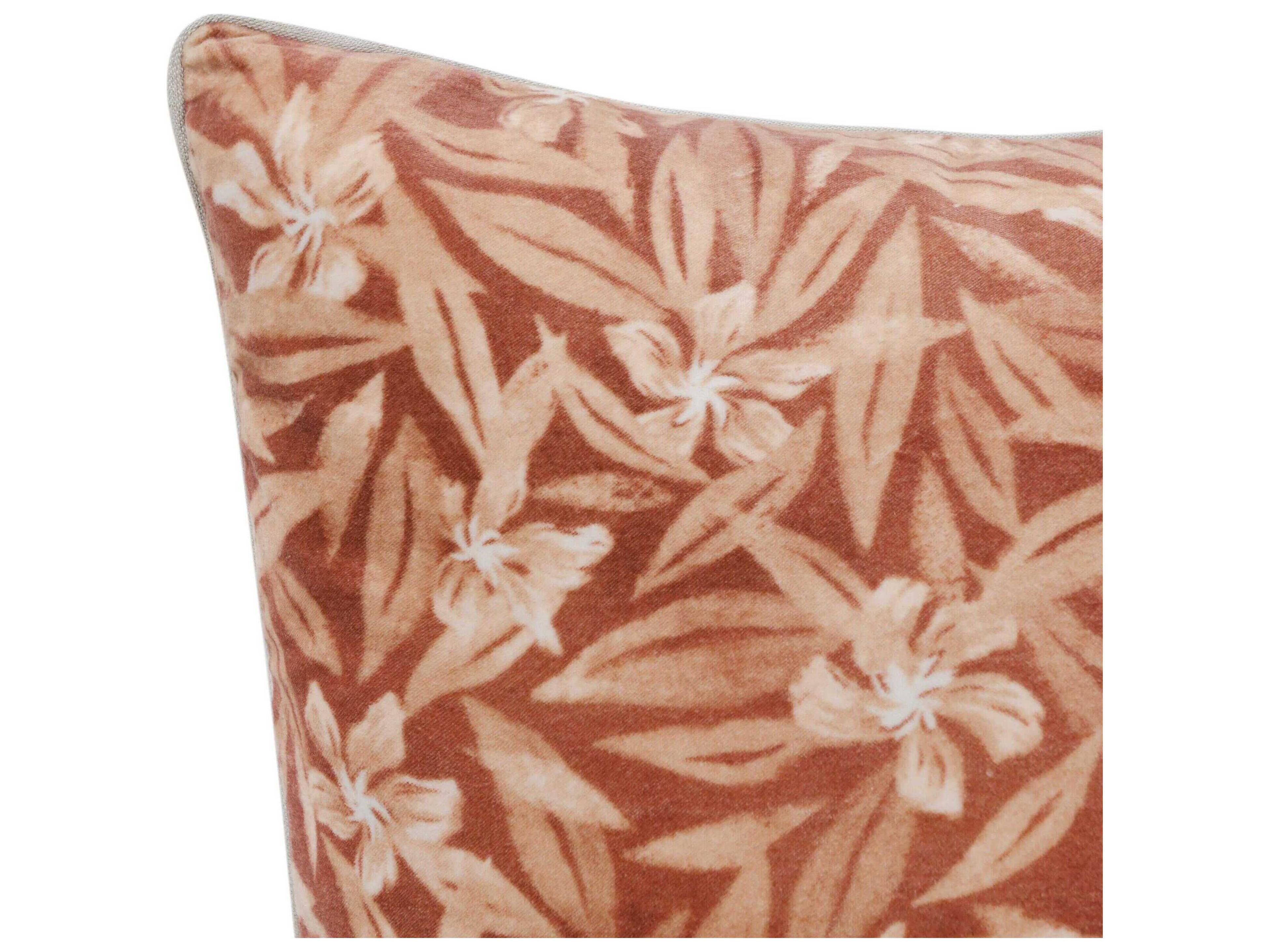 Villa by Classic Home Lamia Clay Throw Pillow