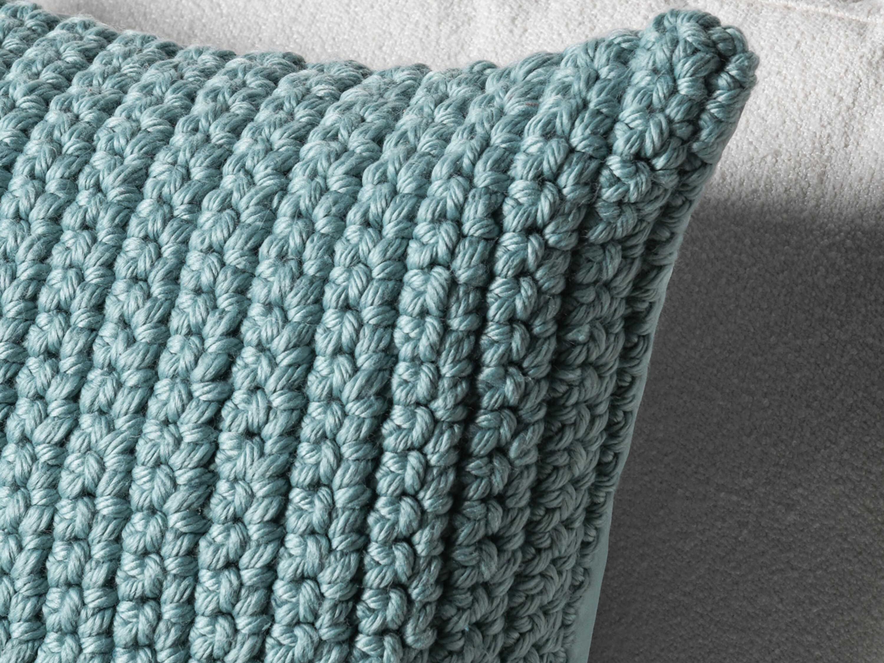 Villa by Classic Home Prism Blue Throw Pillow