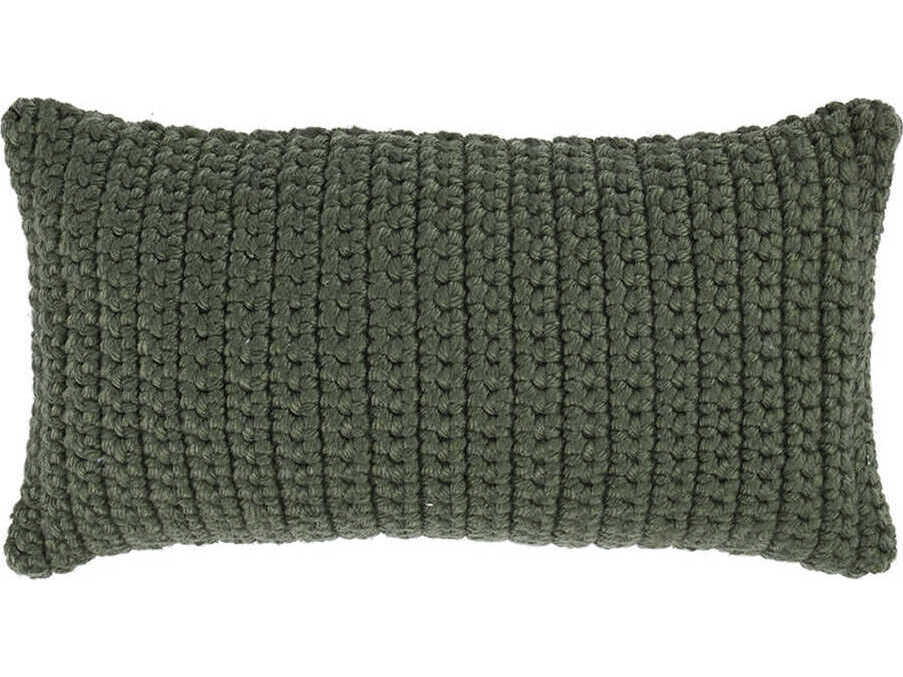 Villa by Classic Home Prism Green Throw Pillow