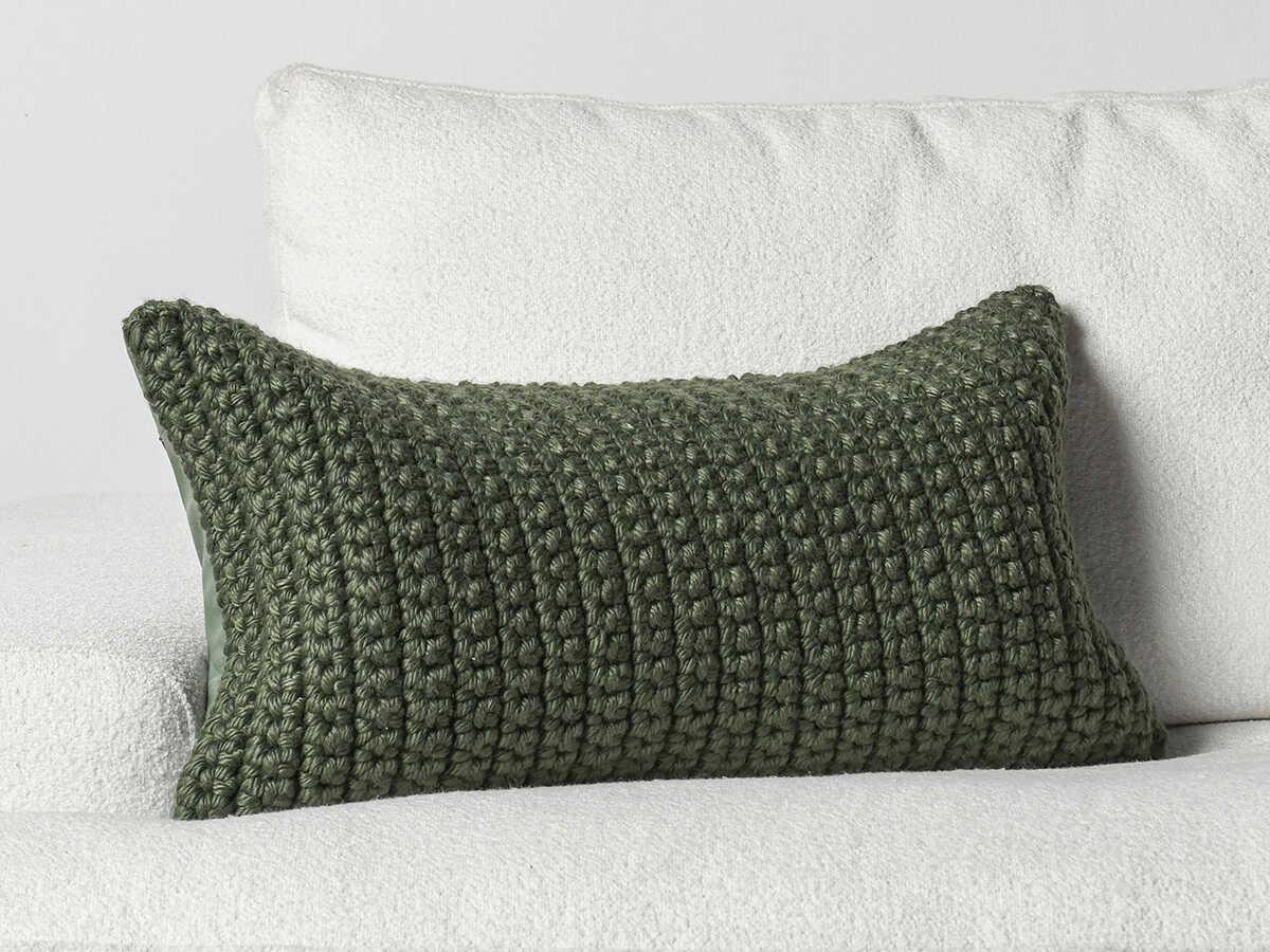 Villa by Classic Home Prism Green Throw Pillow