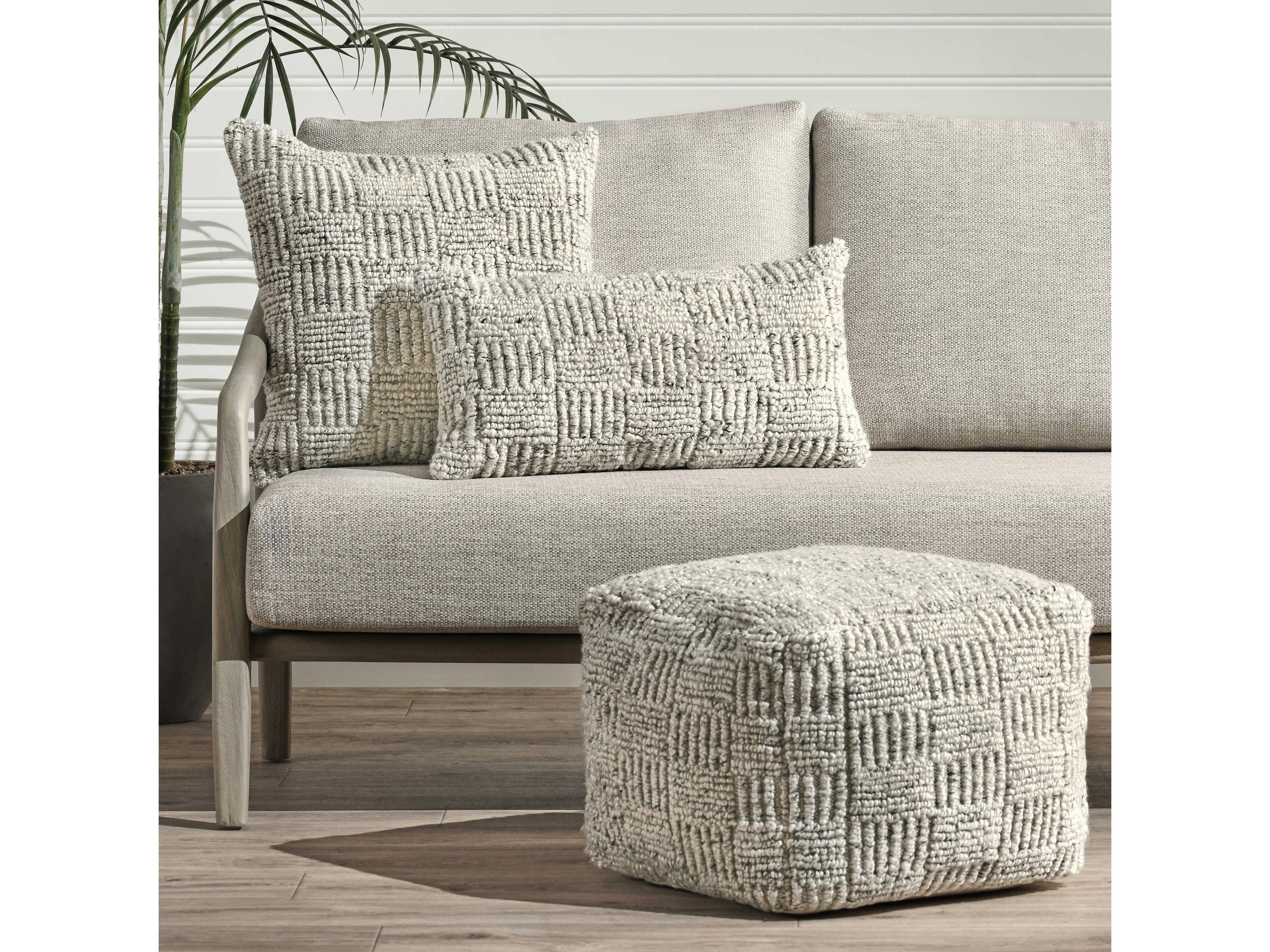 Villa by Classic Home Shades Dyed and Treated with an Outdoor Finish for Performance Level Durability Throw Pillow