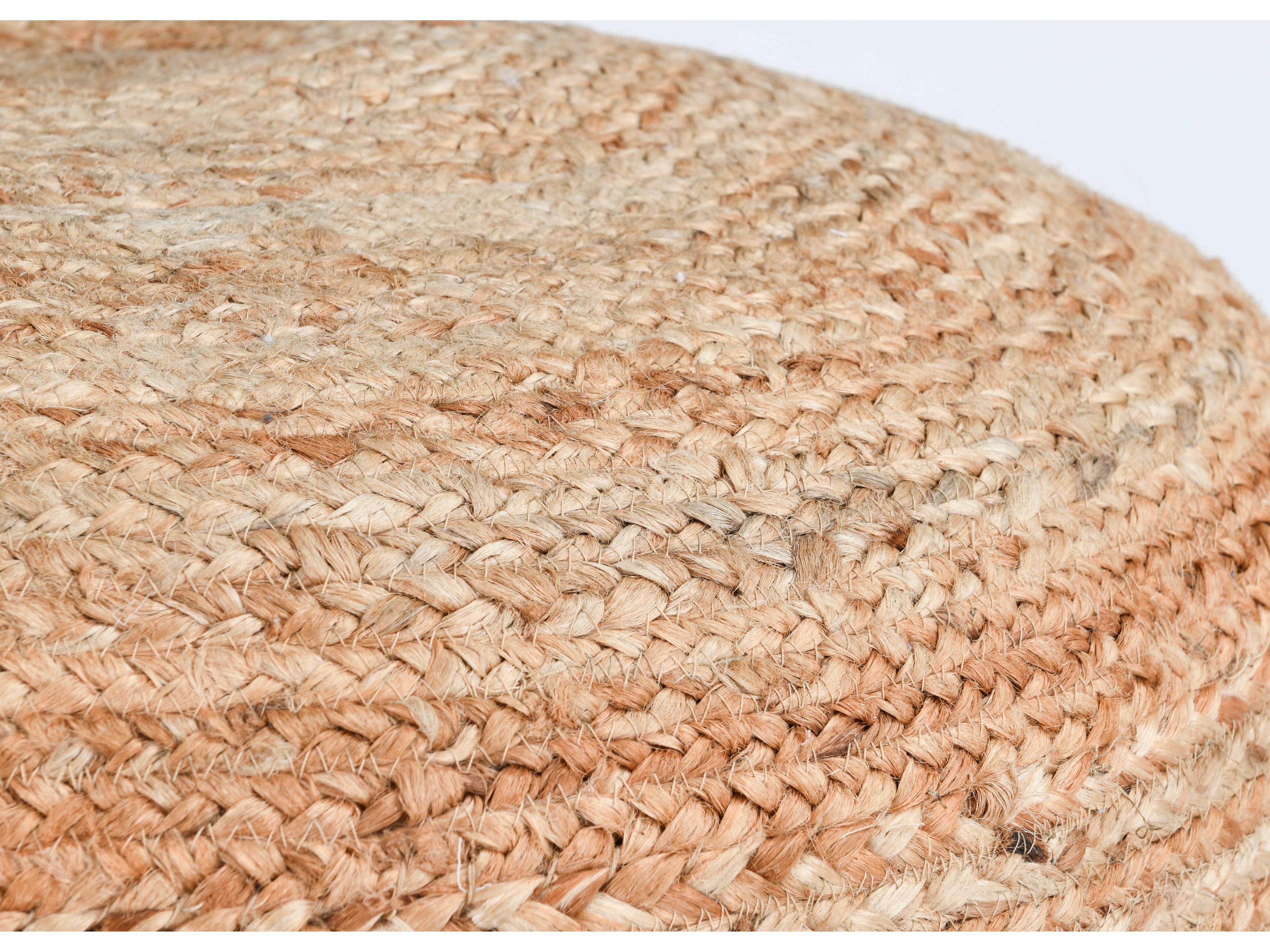 Villa by Classic Home Louis Natural Brown Pouf