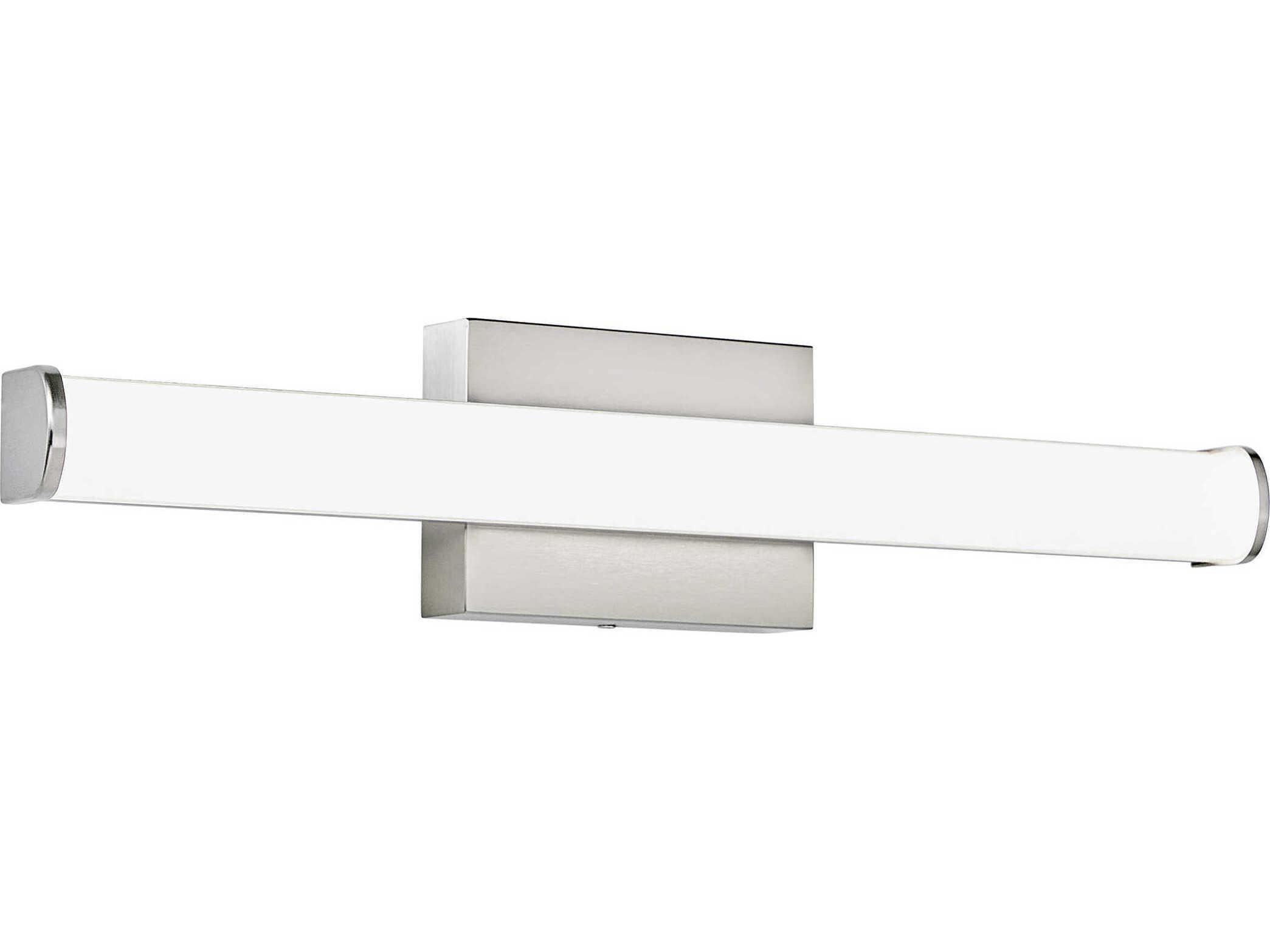 Visual Comfort Modern Basis 1-Light Satin Nickel Vanity Light