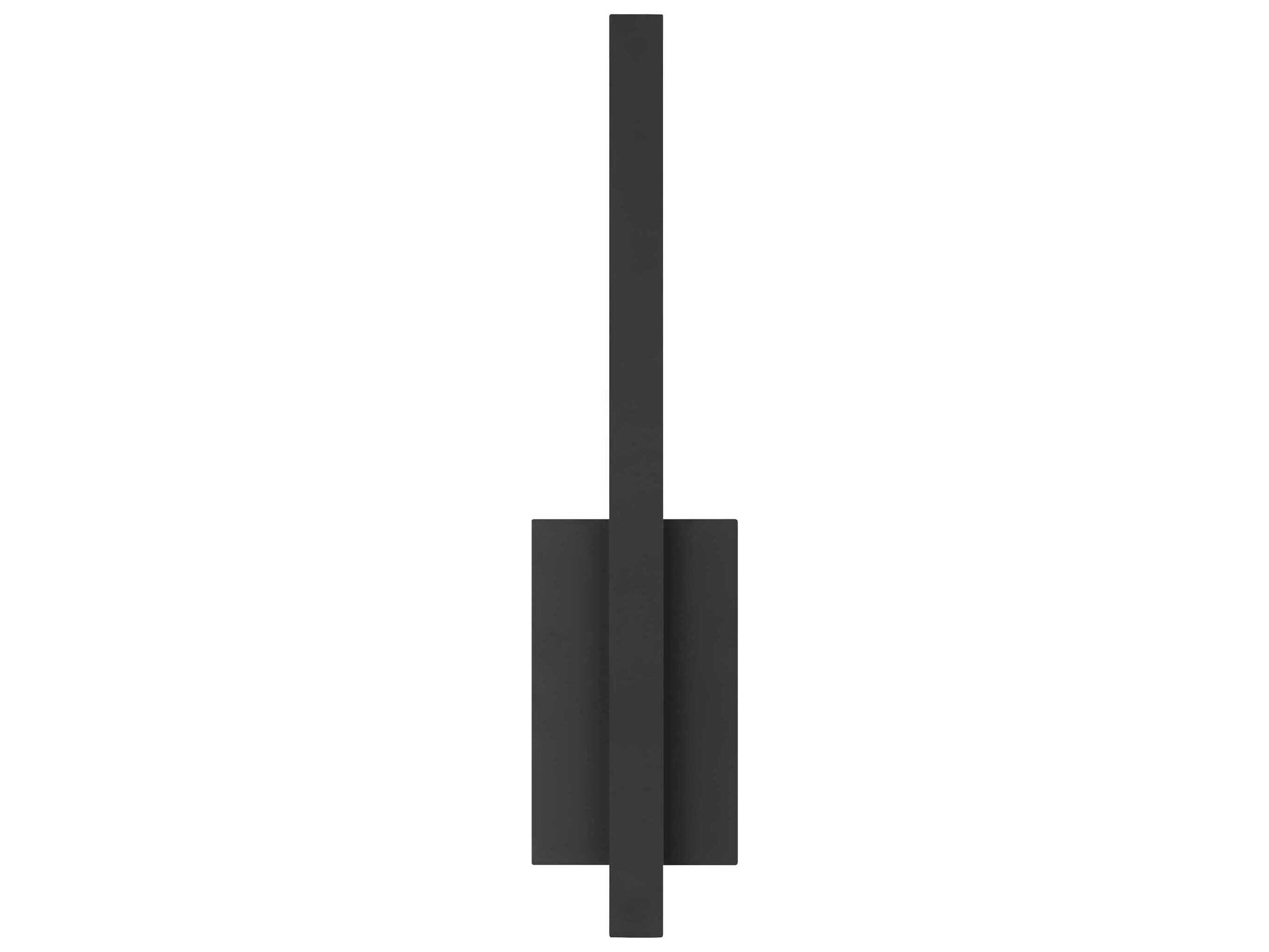 Visual Comfort Modern Banda 1-Light Matte Black Wall Sconce