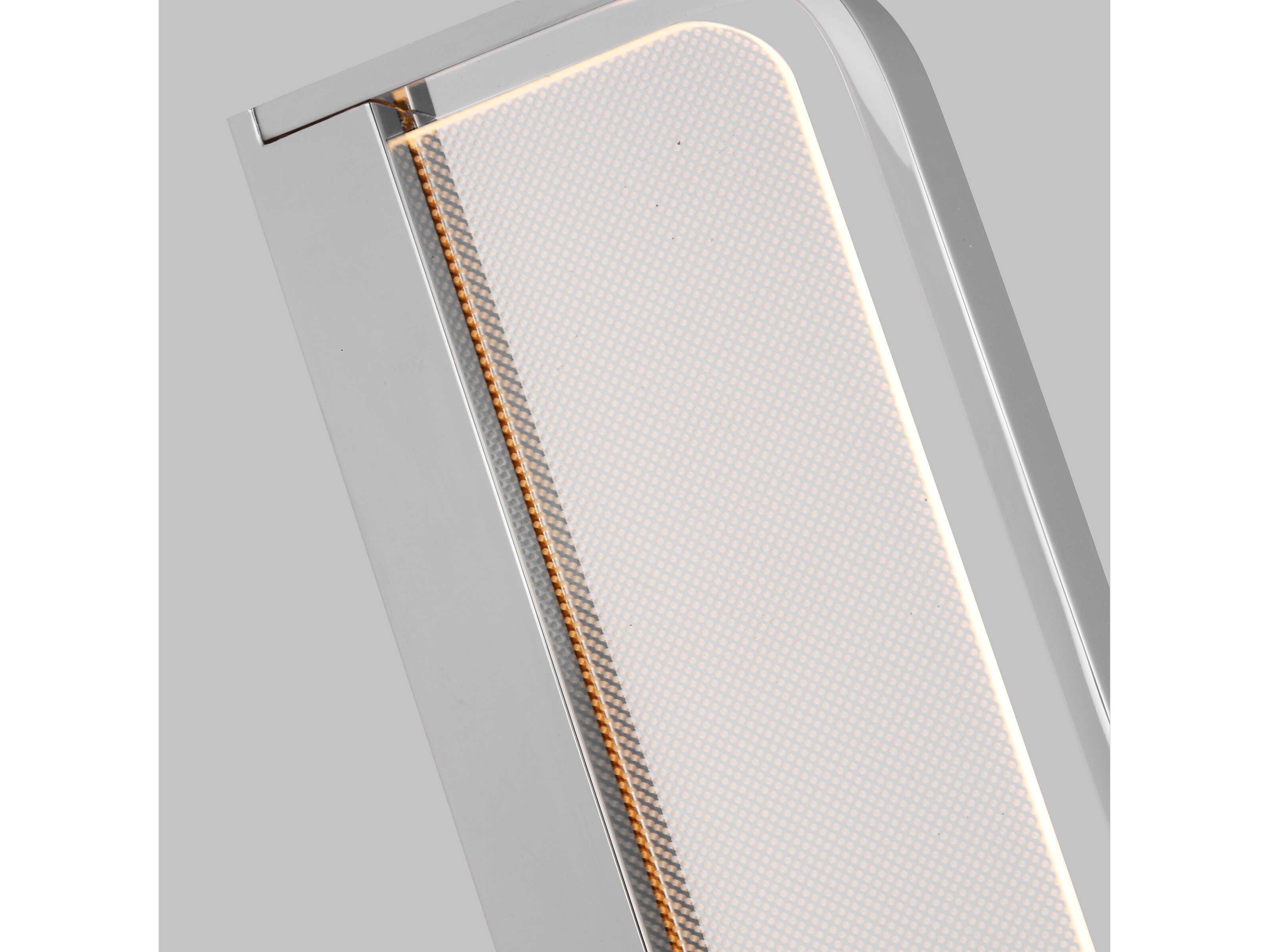 Visual Comfort Modern Banda 1-Light Chrome Wall Sconce