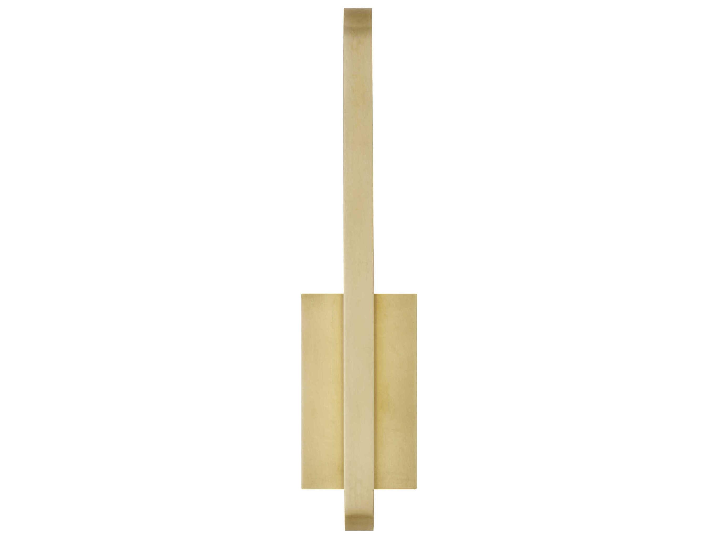 Visual Comfort Modern Banda 1-Light Natural Brass Wall Sconce