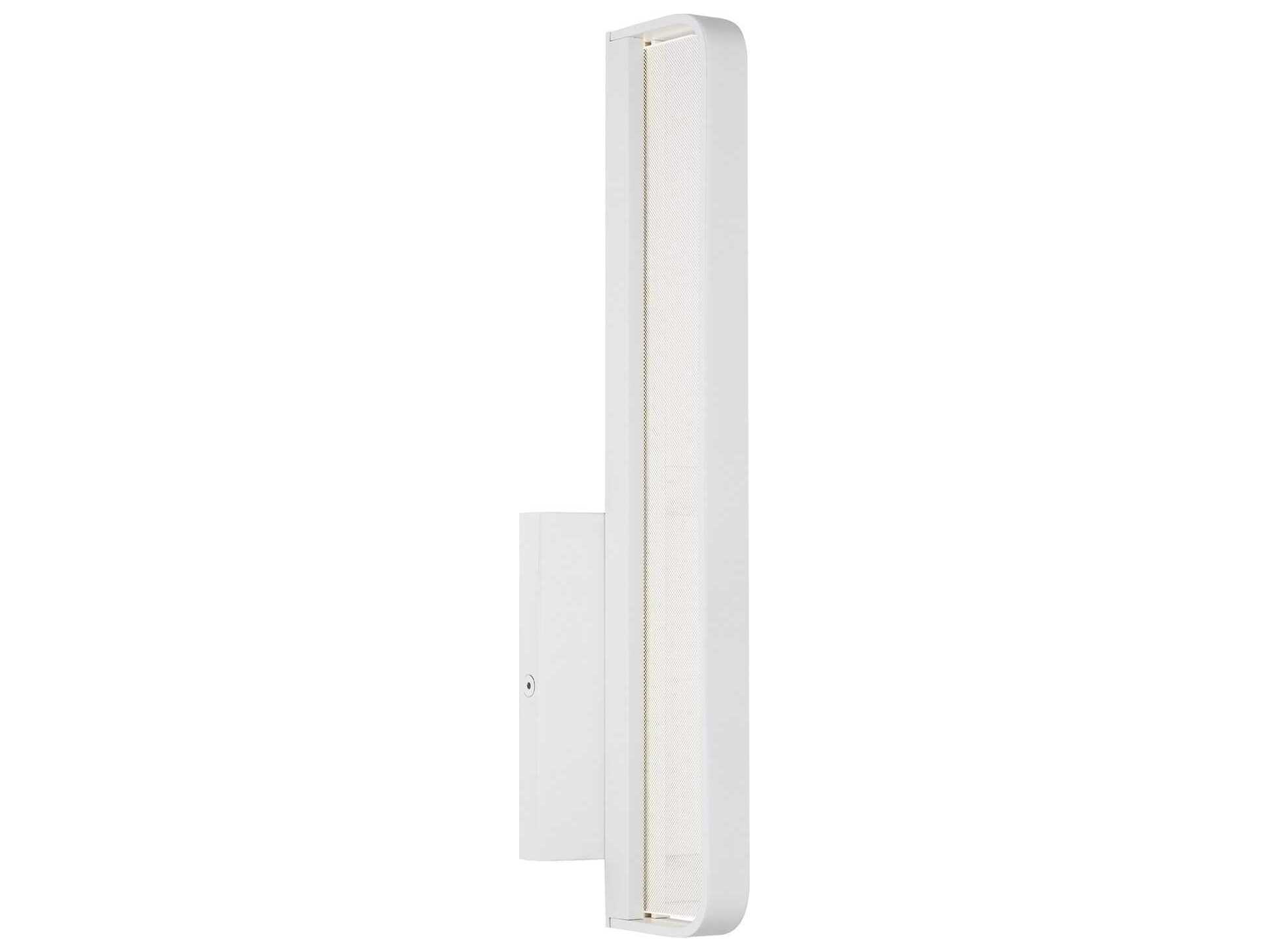 Visual Comfort Modern Banda 1-Light Matte White Wall Sconce