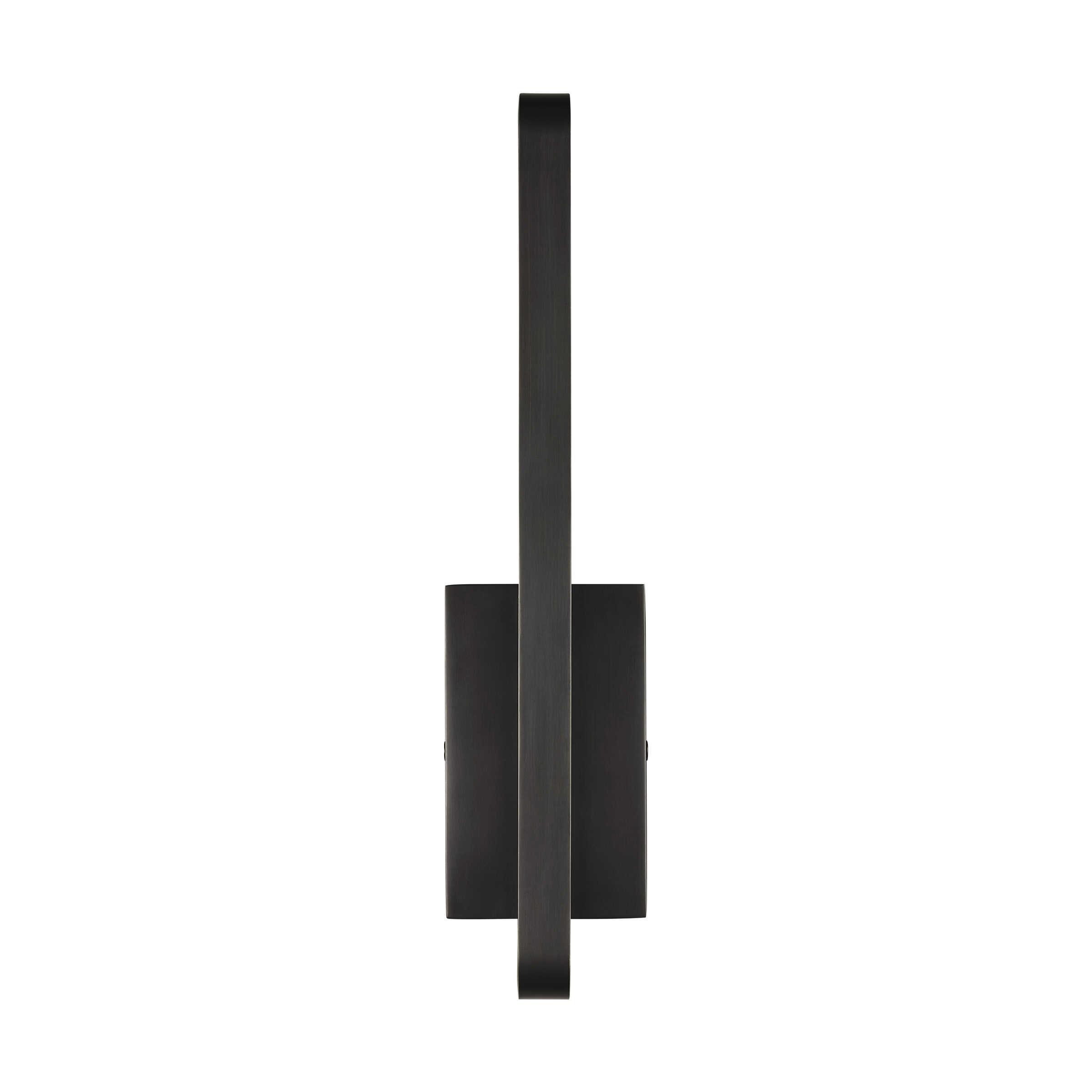Visual Comfort Modern Banda 1-Light Dark Bronze Wall Sconce