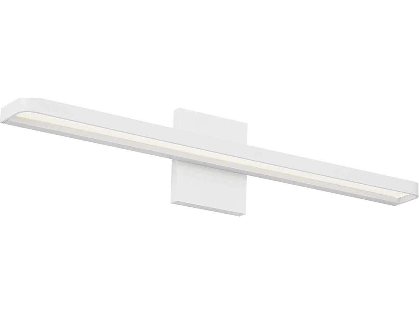 Visual Comfort Modern Banda 1-Light Matte White Vanity Light