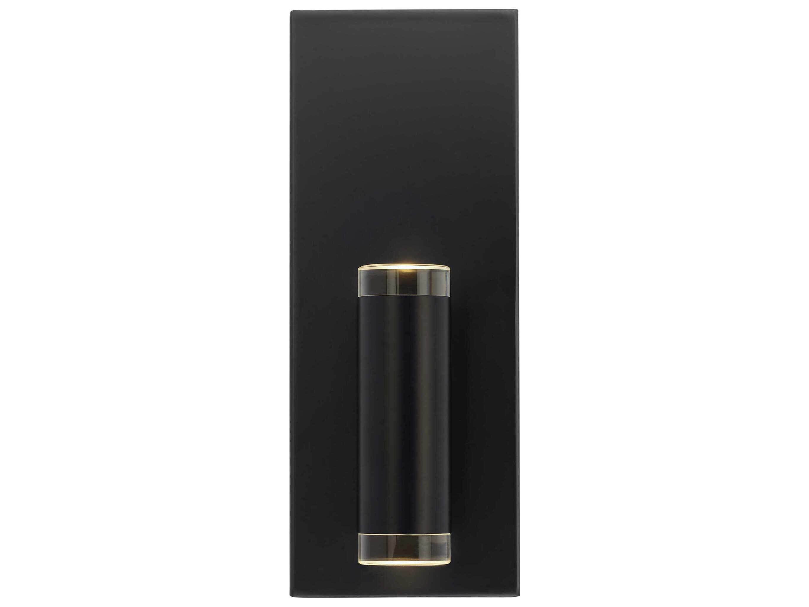 Visual Comfort Modern Dobson-II 1-Light Matte Black Wall Sconce