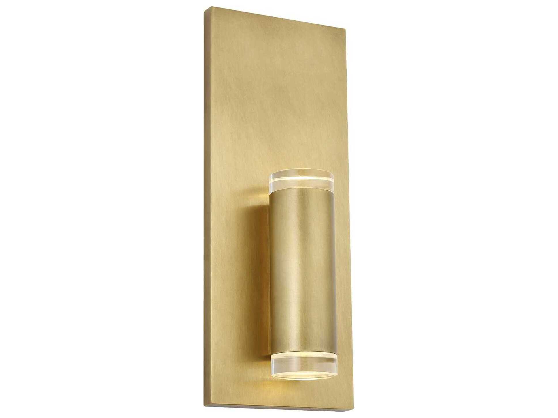 Visual Comfort Modern Dobson-II 1-Light Natural Brass Wall Sconce