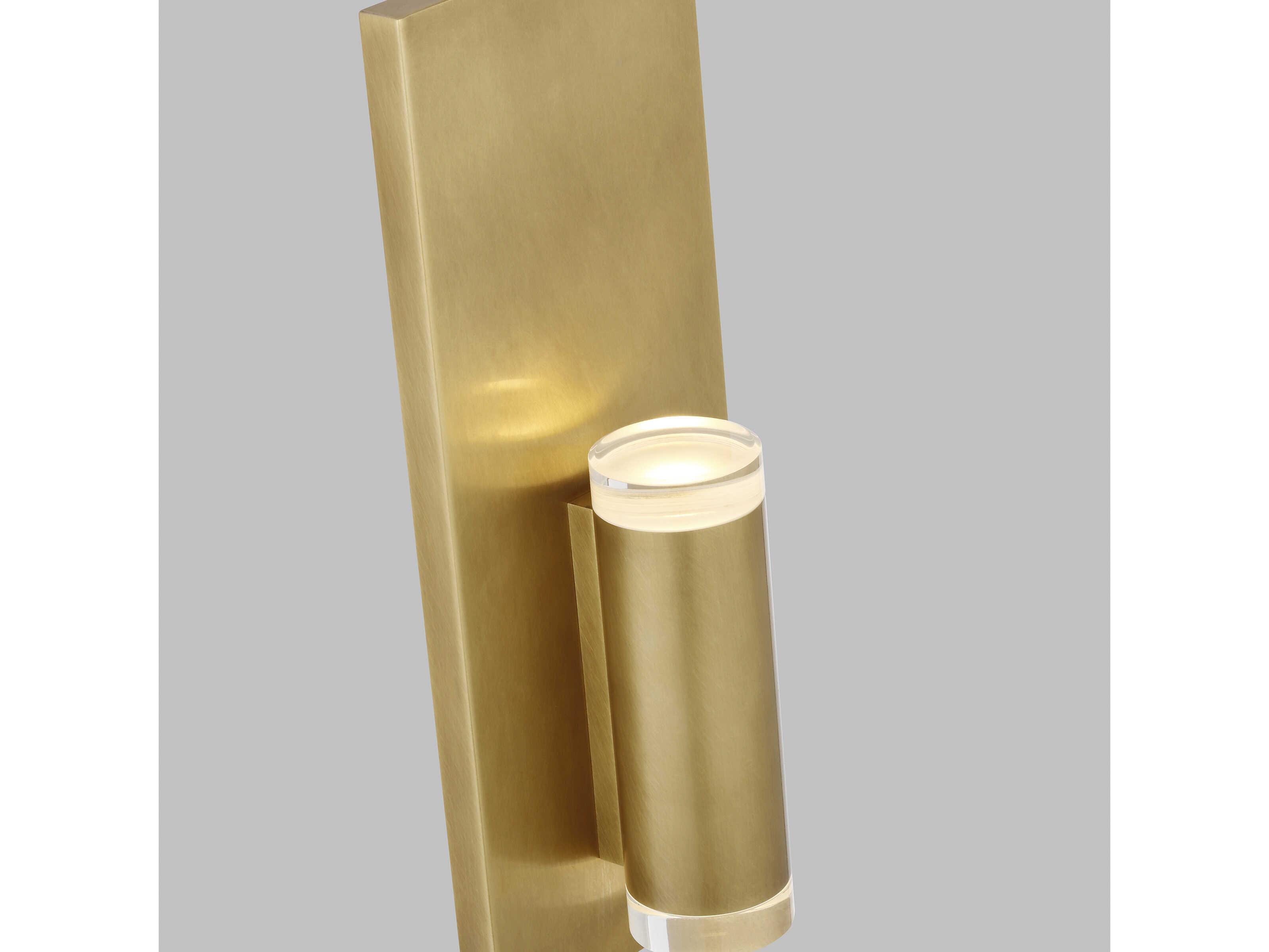 Visual Comfort Modern Dobson-II 1-Light Natural Brass Wall Sconce