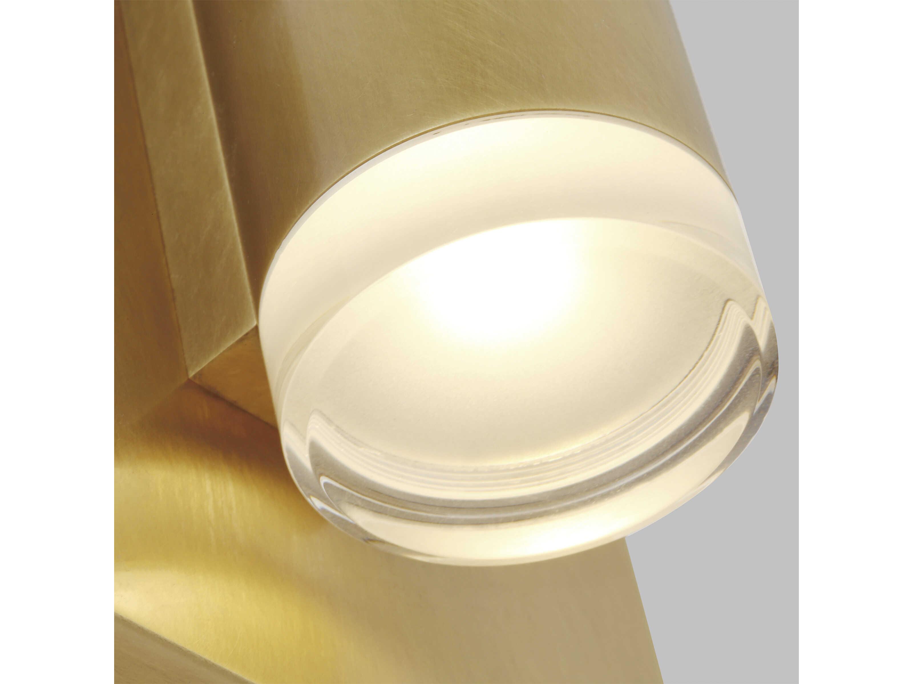 Visual Comfort Modern Dobson-II 1-Light Natural Brass Wall Sconce