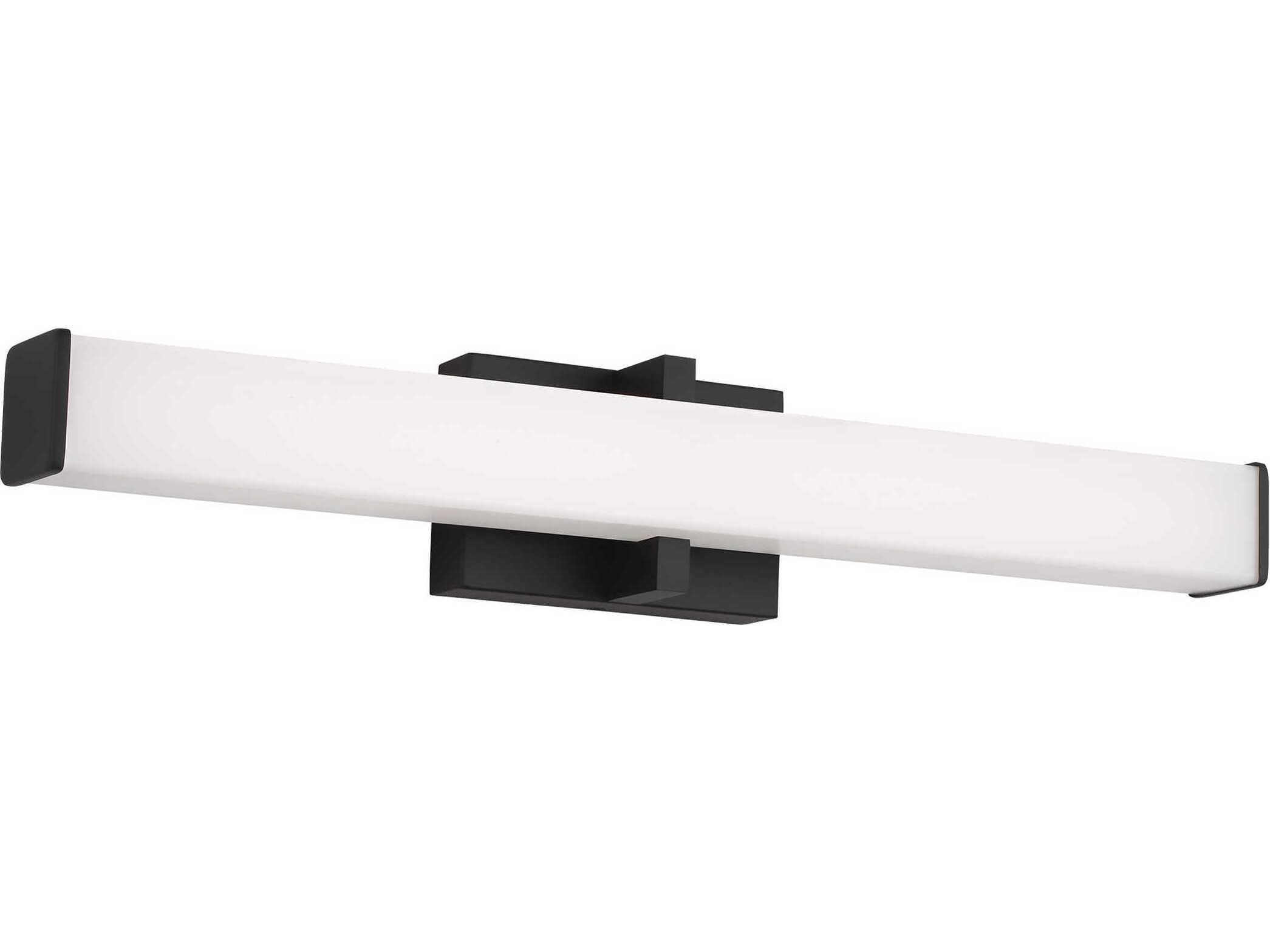 Visual Comfort Modern Ellis 1-Light Nightshade Black Vanity Light