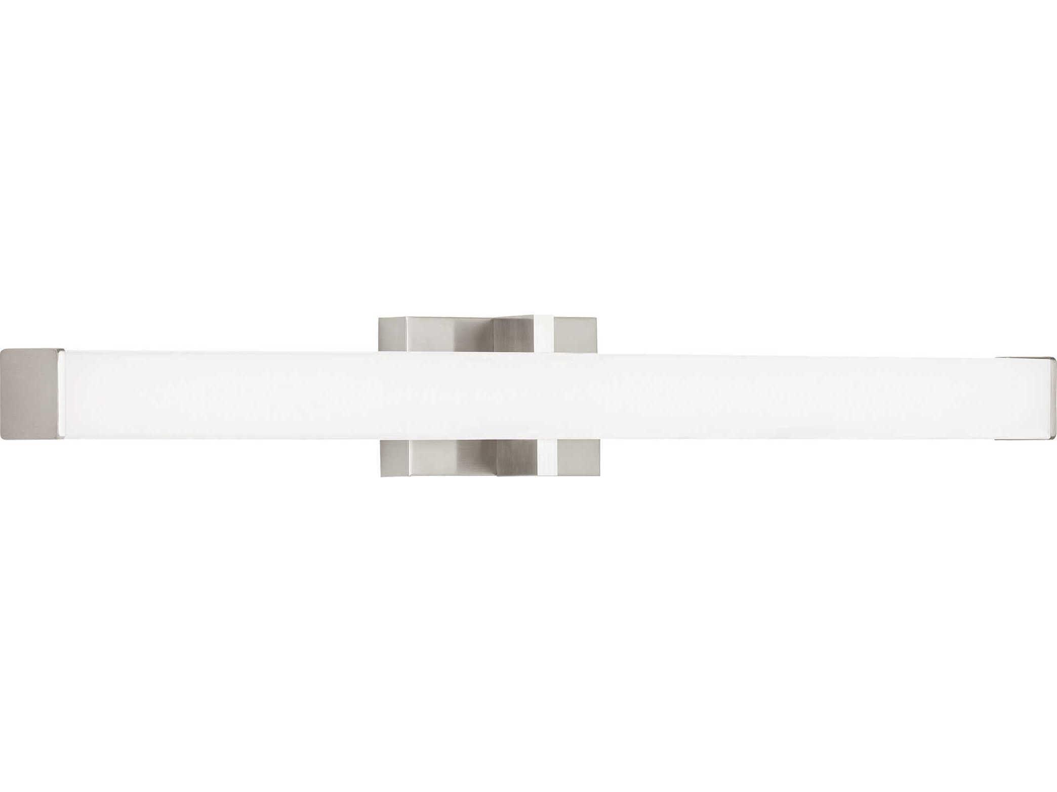 Visual Comfort Modern Ellis 1-Light Satin Nickel Vanity Light