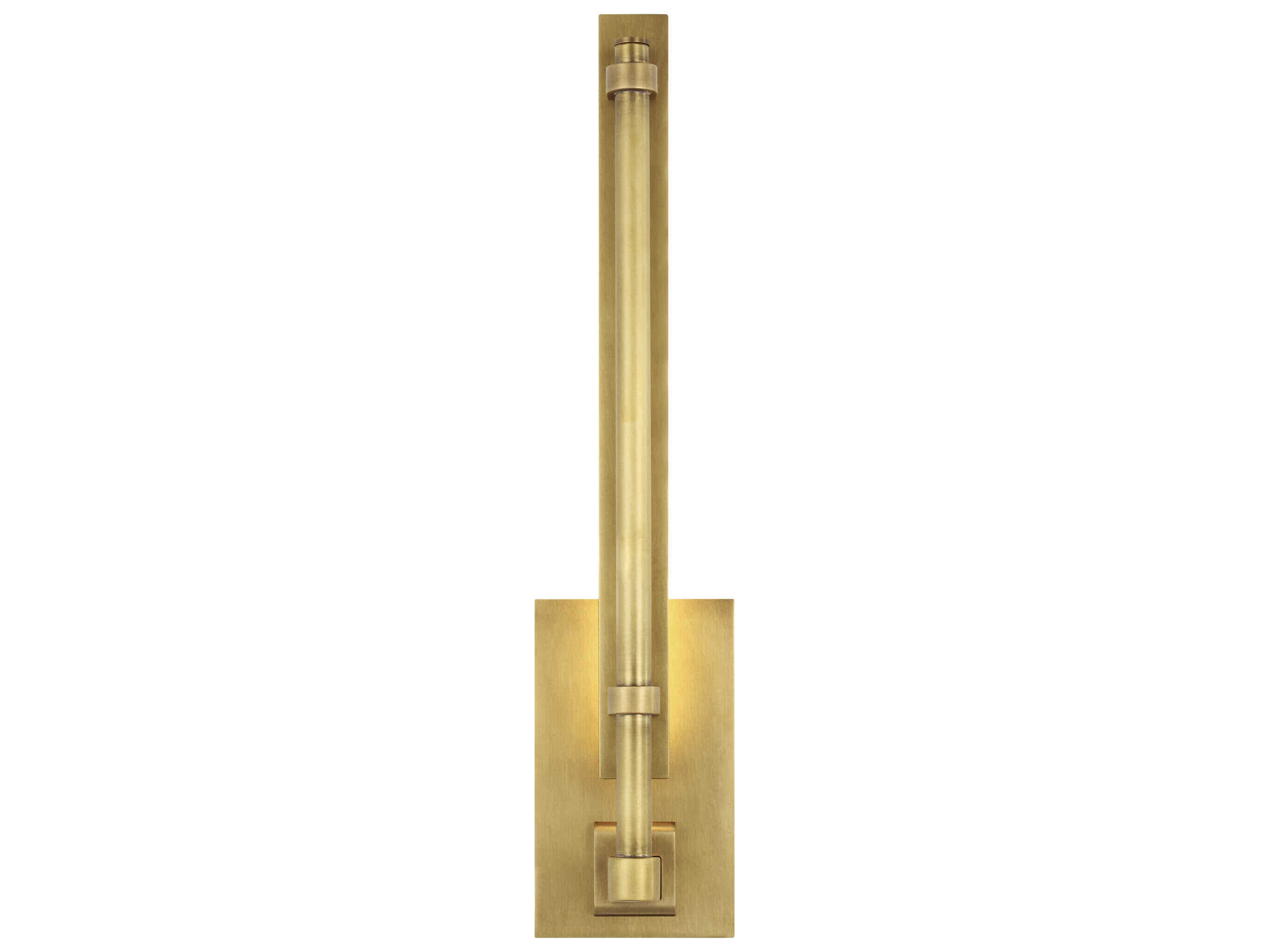 Visual Comfort Modern Kal 1-Light Natural Brass Wall Sconce