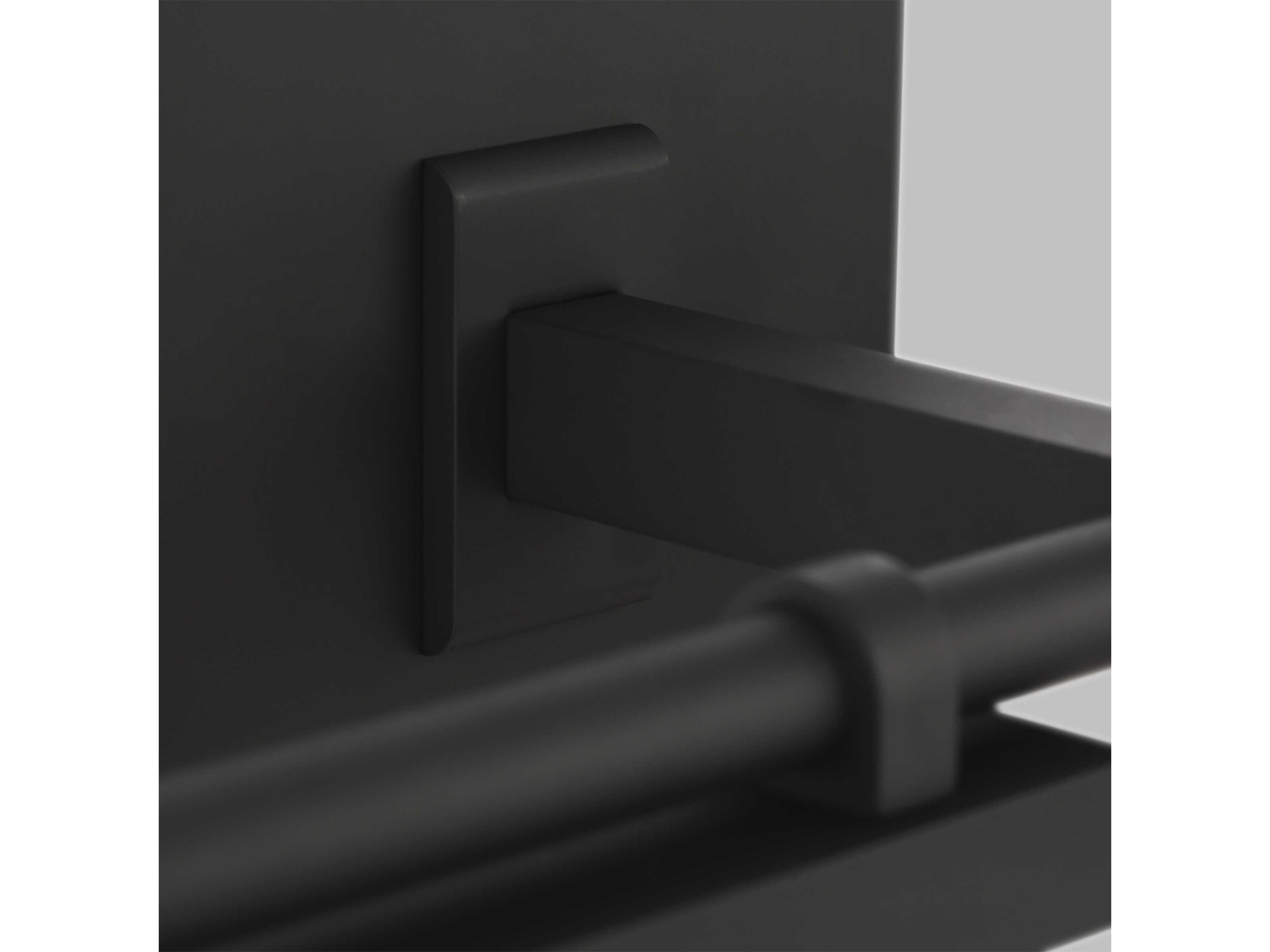 Visual Comfort Modern Kal 1-Light Nightshade Black Vanity Light