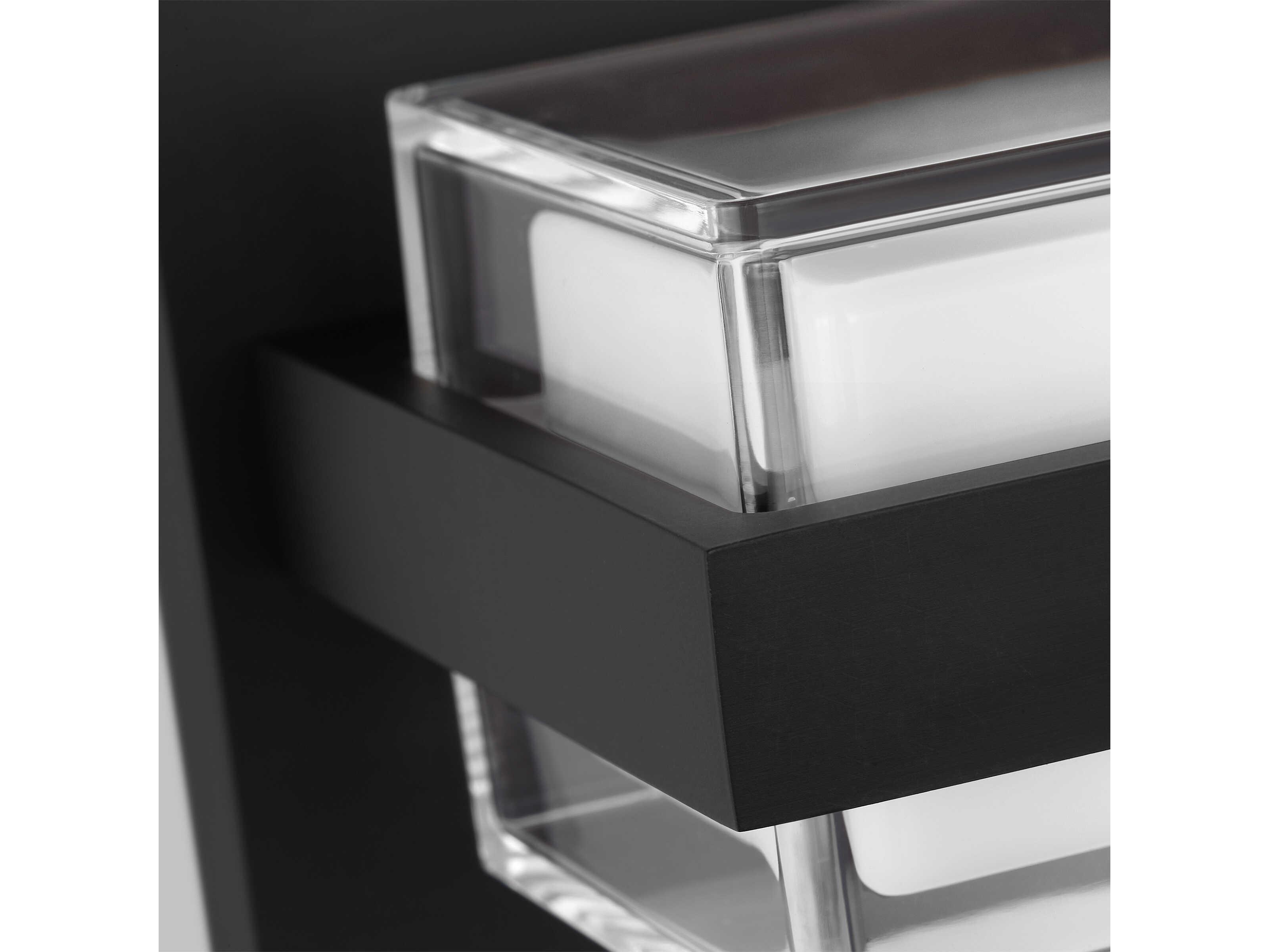 Visual Comfort Modern Kamden 1-Light Nightshade Black Wall Sconce