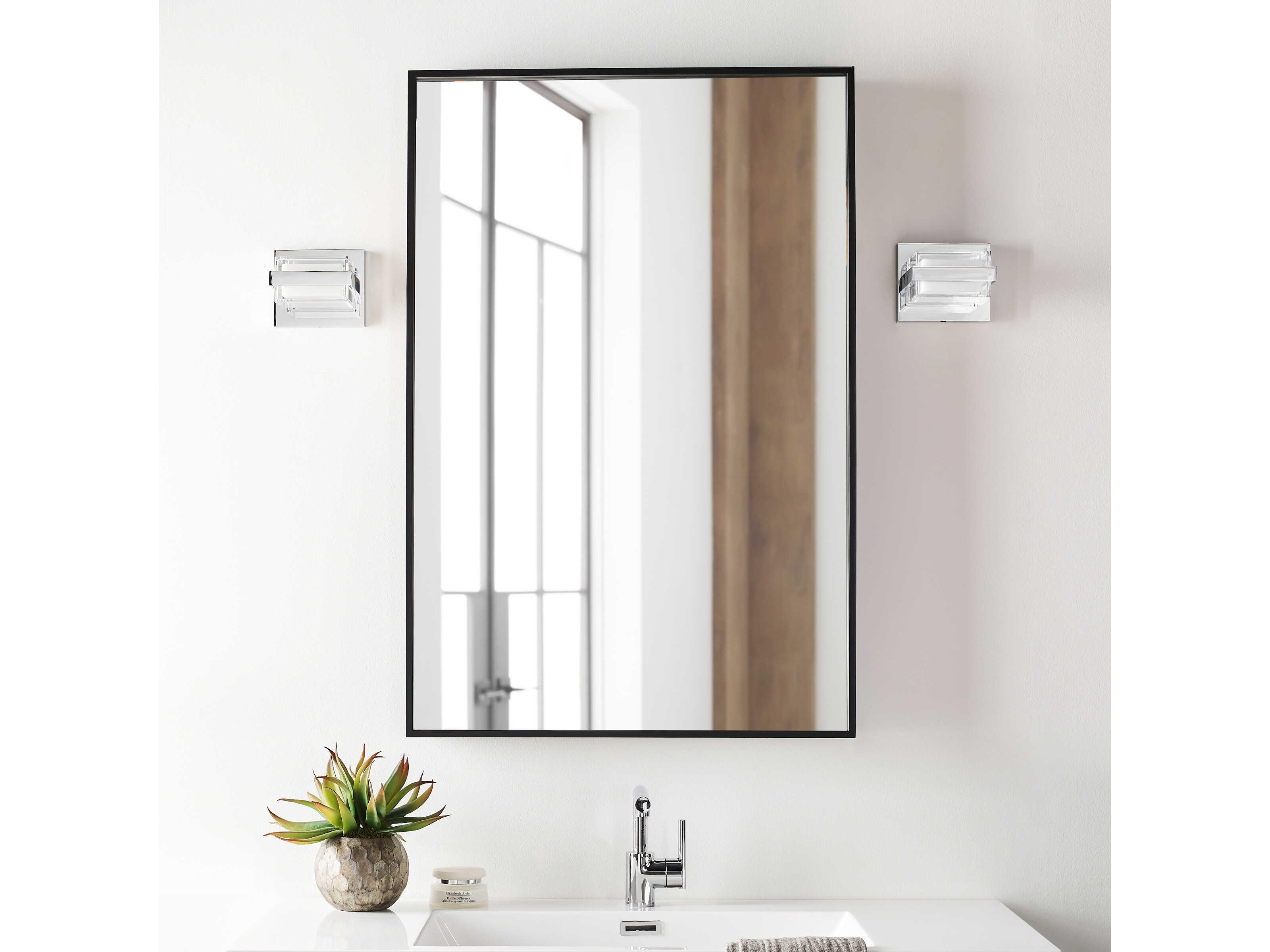 Visual Comfort Modern Kamden 1-Light Chrome Wall Sconce