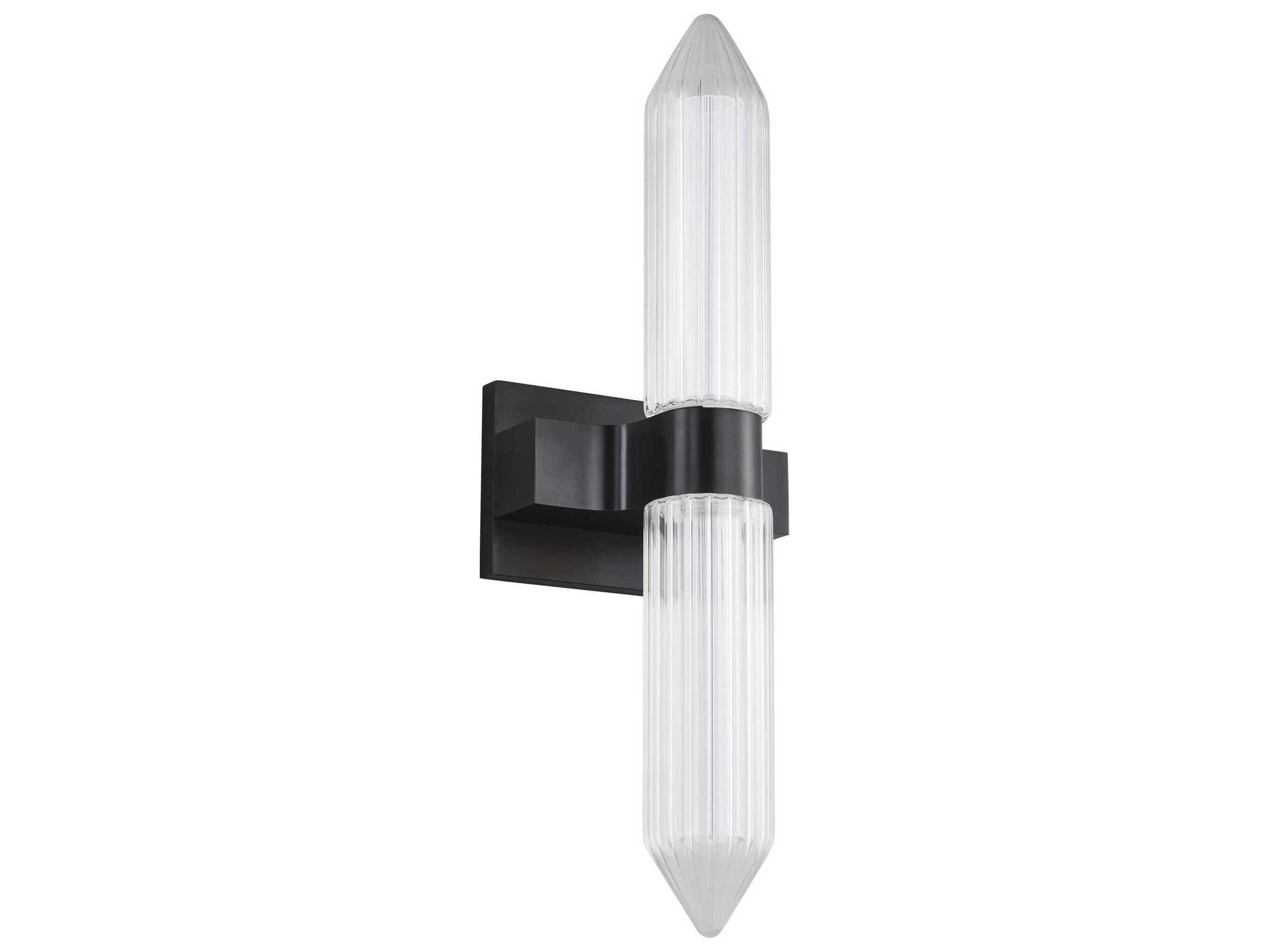 Visual Comfort Modern Langston 1-Light Plated Dark Bronze Wall Sconce