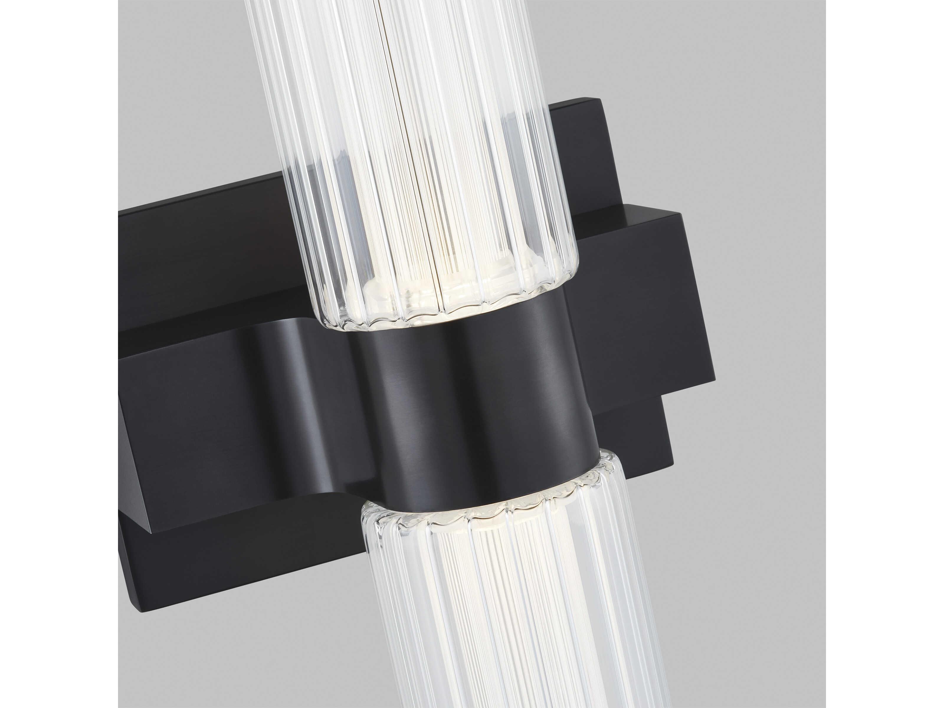 Visual Comfort Modern Langston 1-Light Plated Dark Bronze Wall Sconce