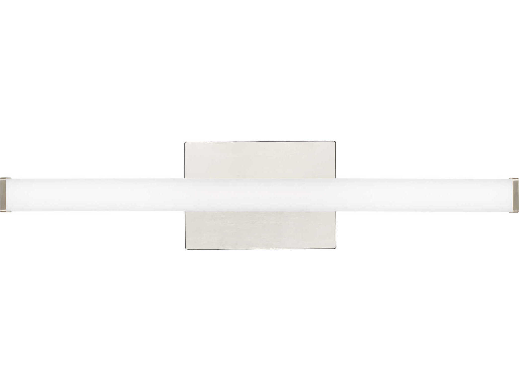 Visual Comfort Modern Lufe 1-Light Satin Nickel Vanity Light