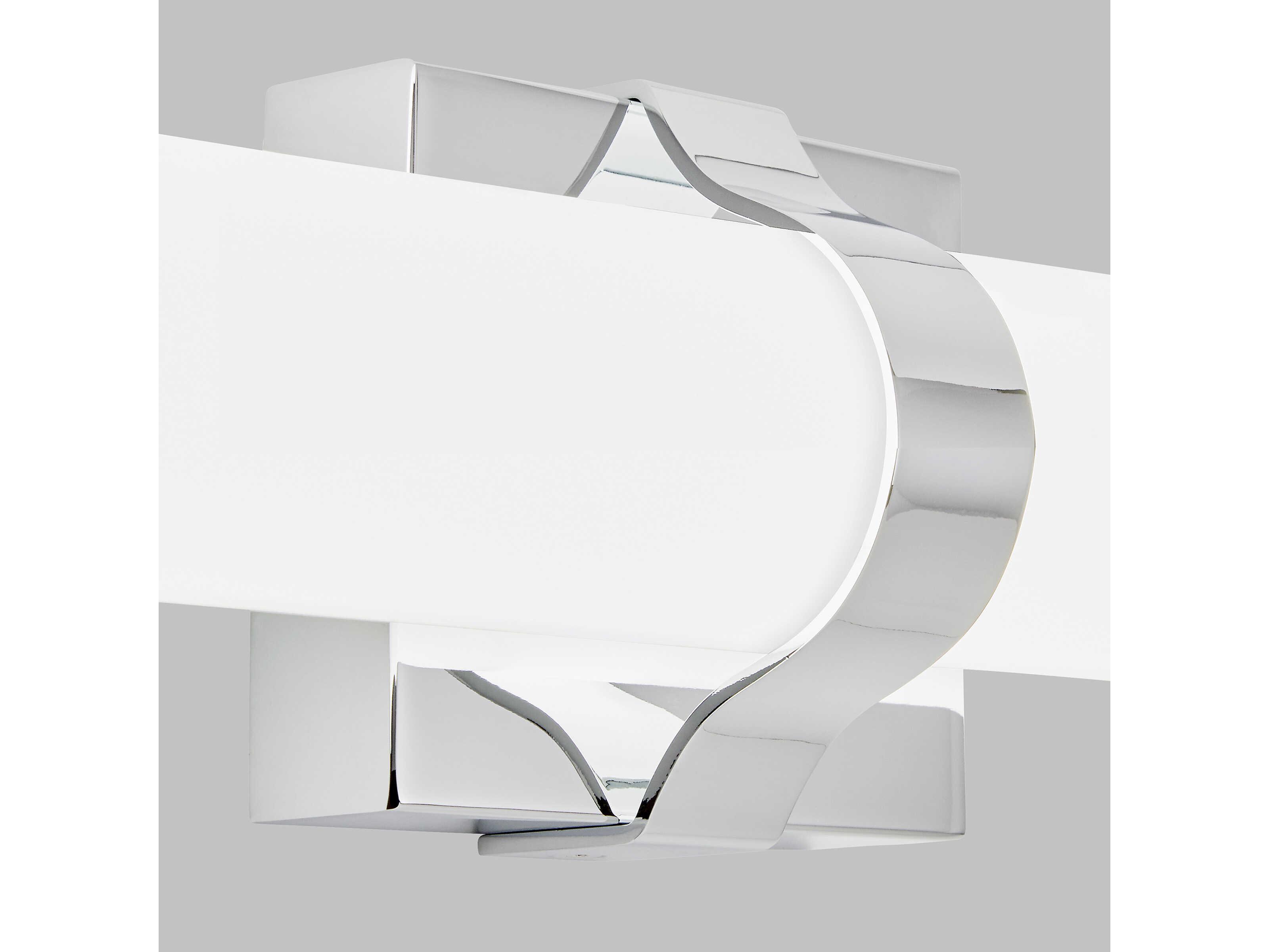 Visual Comfort Modern Lynk 1-Light Chrome Vanity Light